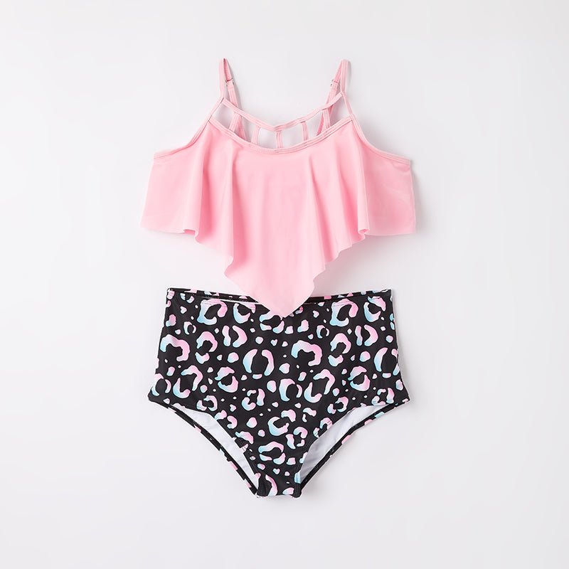 (In Stock)Adults Summer Leopard Print Swimsuit