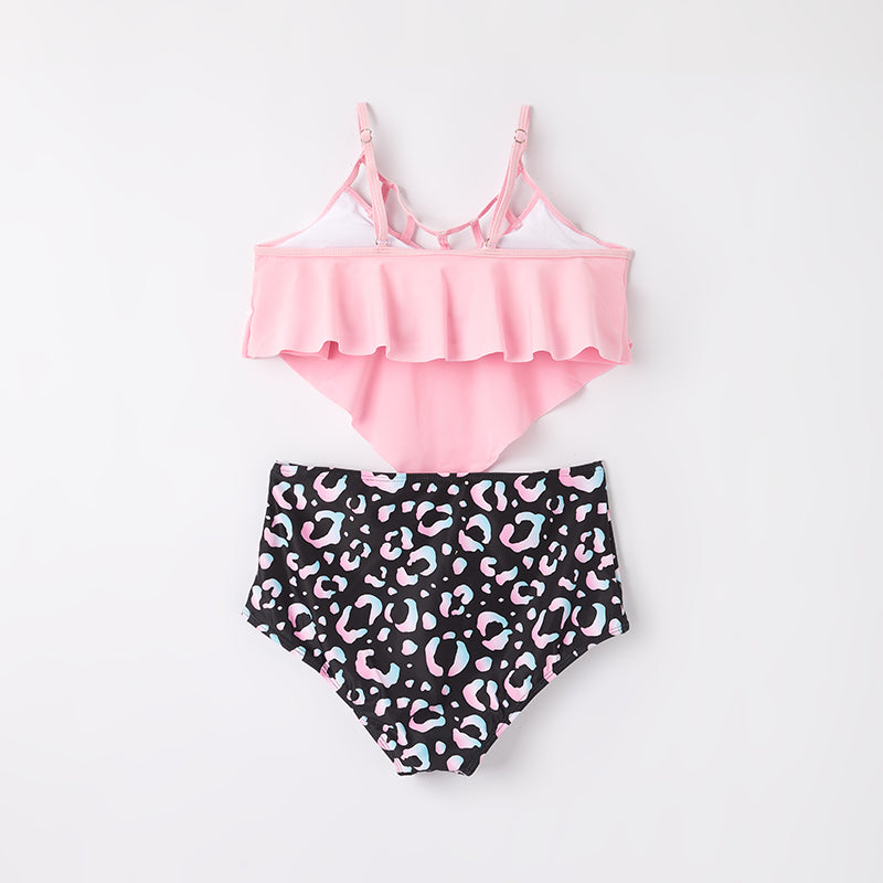 (In Stock)Adults Summer Leopard Print Swimsuit