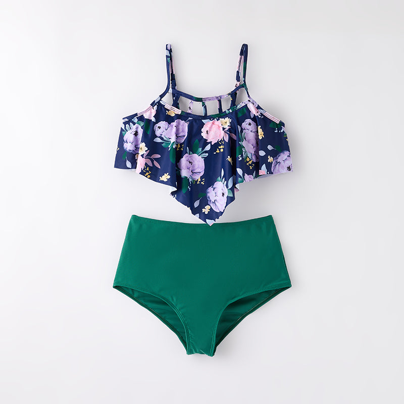 (In Stock)Mommy and Me Summer Floral Print Swimsuit