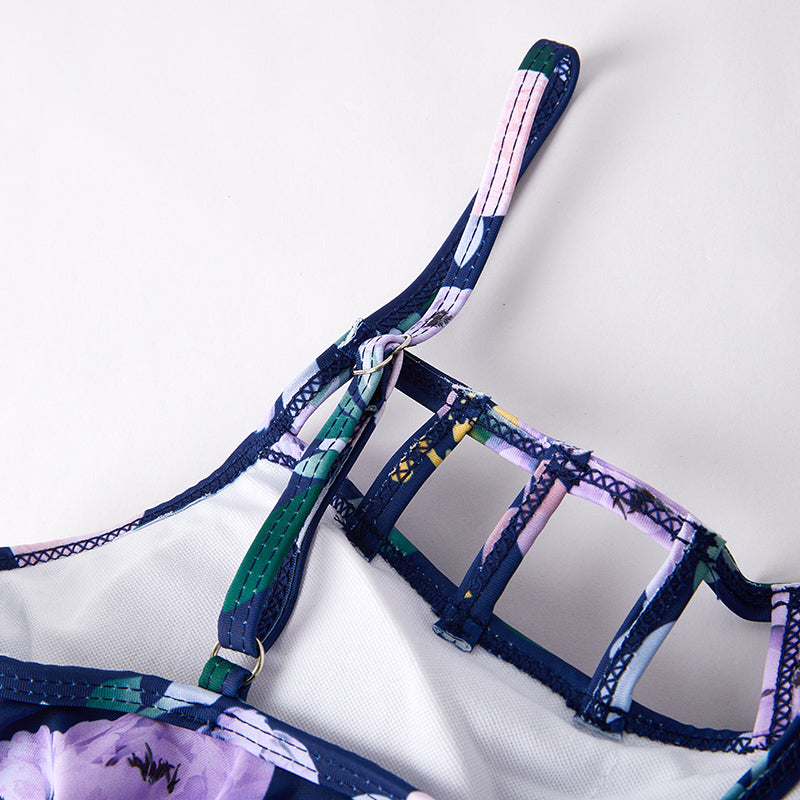 (In Stock)Mommy and Me Summer Floral Print Swimsuit