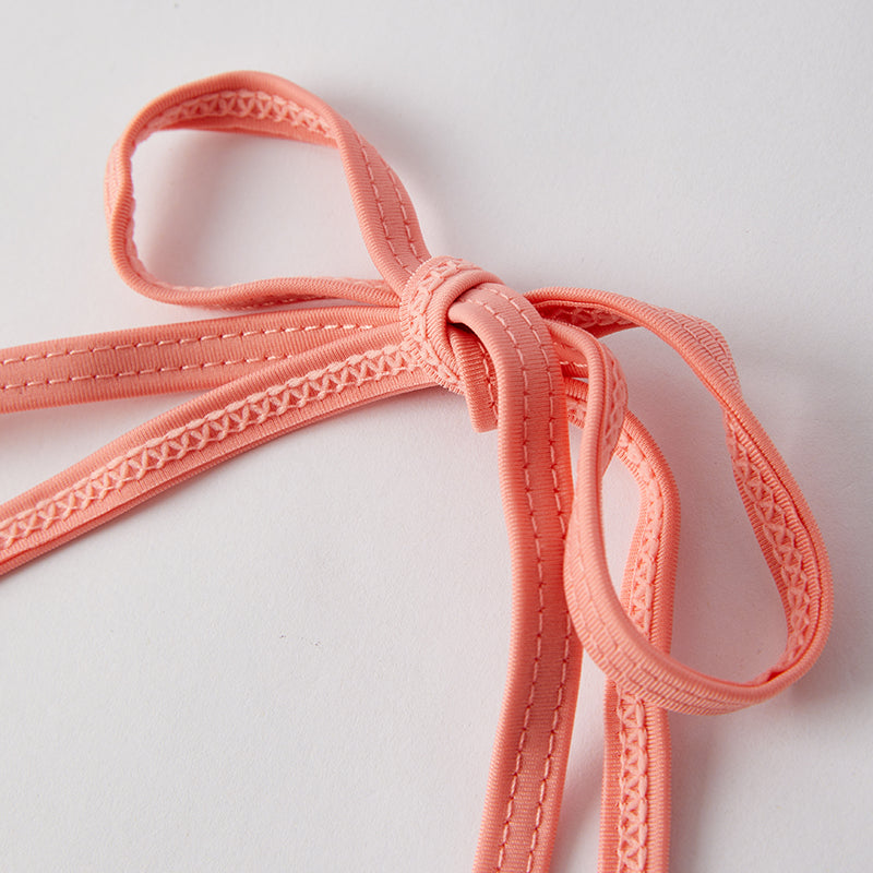 (In Stock)Mommy and Me Summer Coral Floral Print Swimsuit