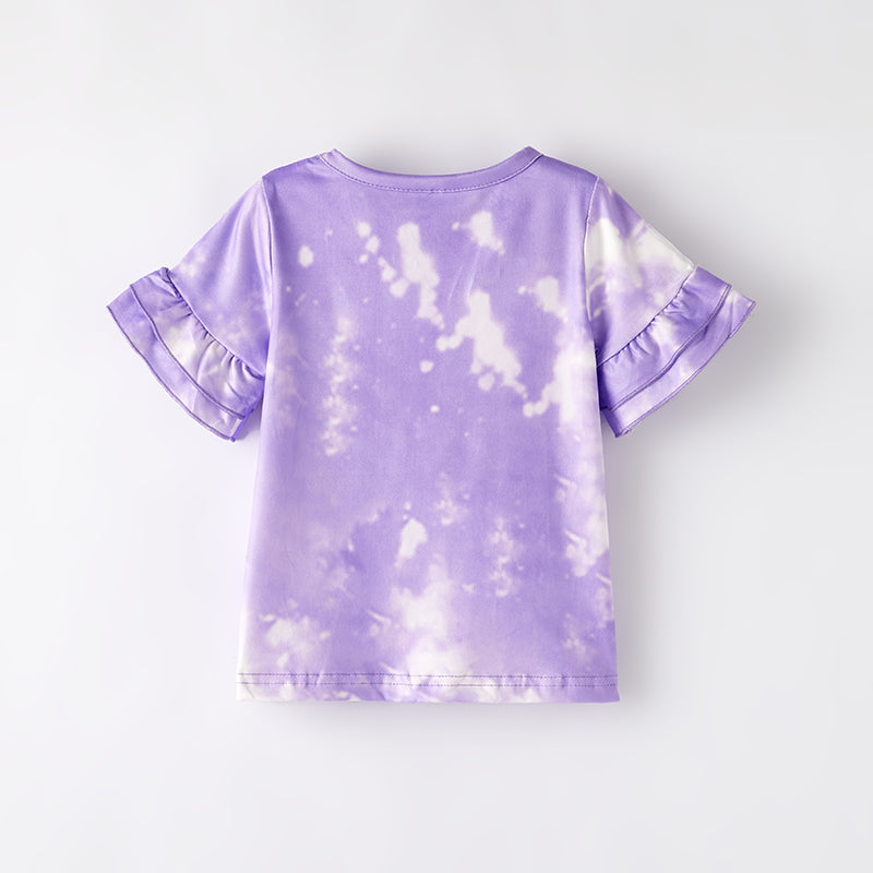 (In Stock)Girls Easter Bunny Print Top