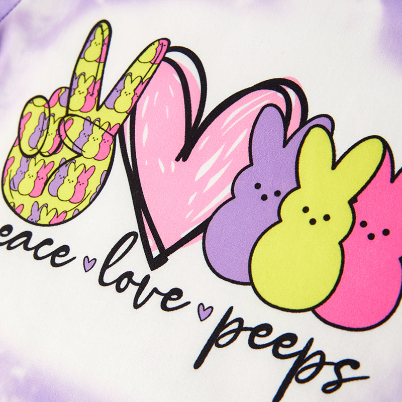 (In Stock)Girls Easter Bunny Print Top