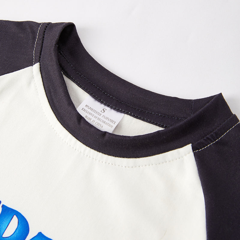 (In Stock)Boys Spring and Summer Birthday Boy Print Top