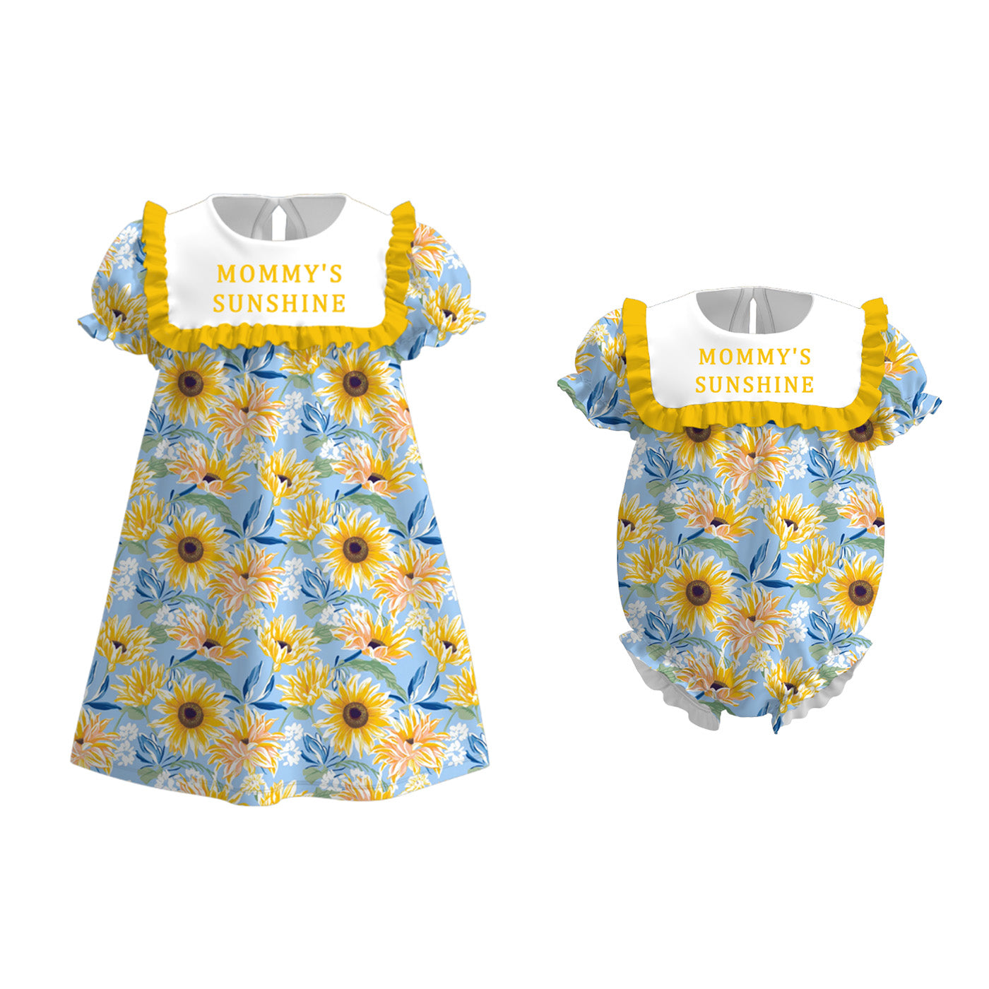 (Pre Order)Sisters Summer MOM'S SUNSHINE Embroidery Dress&Romper