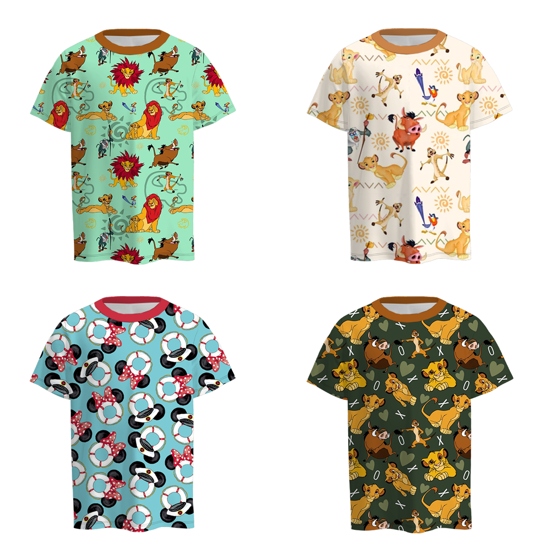 (Pre Order)Boys Spring and Summer Cartoon Print Top