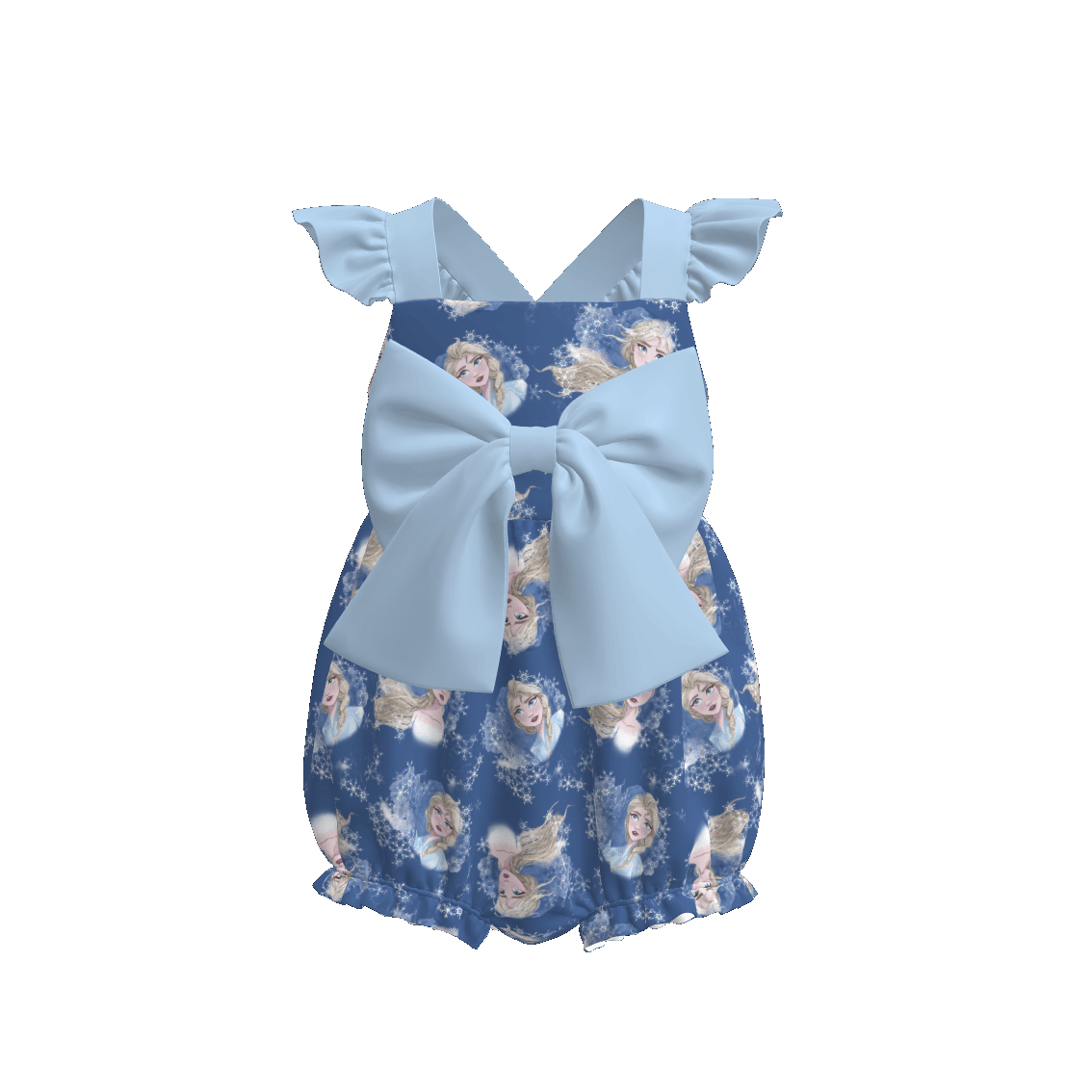 (Pre Order)Sisters Spring and Summer Cartoon Print Dress&Romper