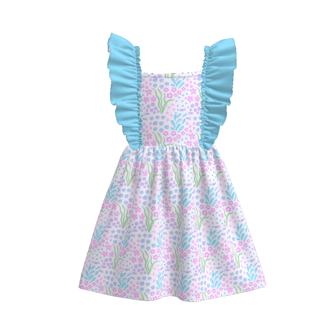 (Pre Order)Sisters Spring and Summer Bow Print Dress&Romper