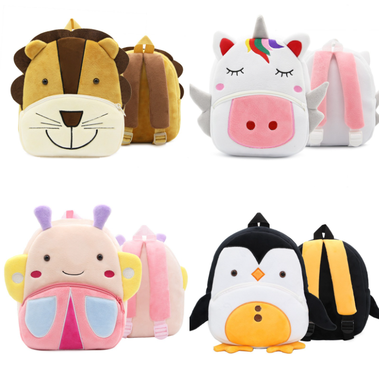 (Pre Order)Cute Cartoon Animal Children Backpack