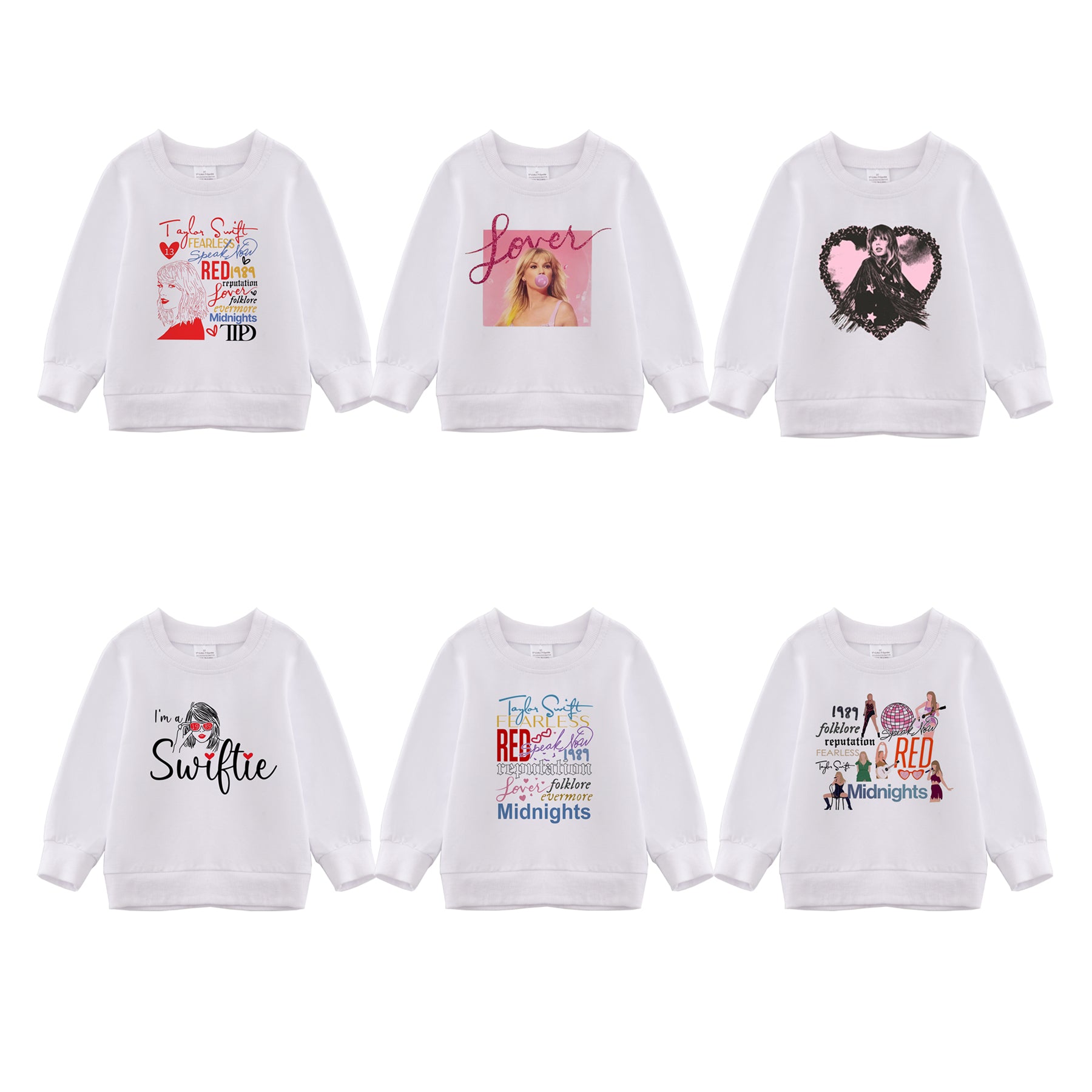 (Pre Order)Girls Valentine's Day Print Sweatshirt