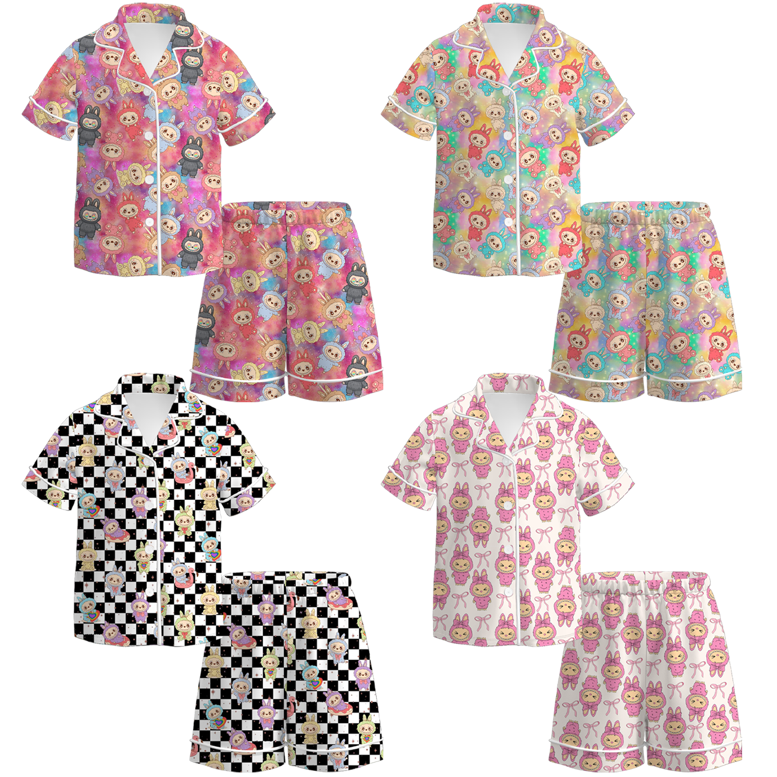(Pre Order)Girls LBB Print Pajamas