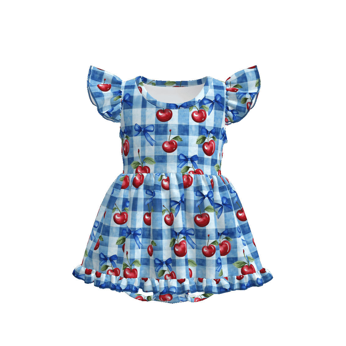 (Pre Order)Sisters Patriotic Print Dress&Romper