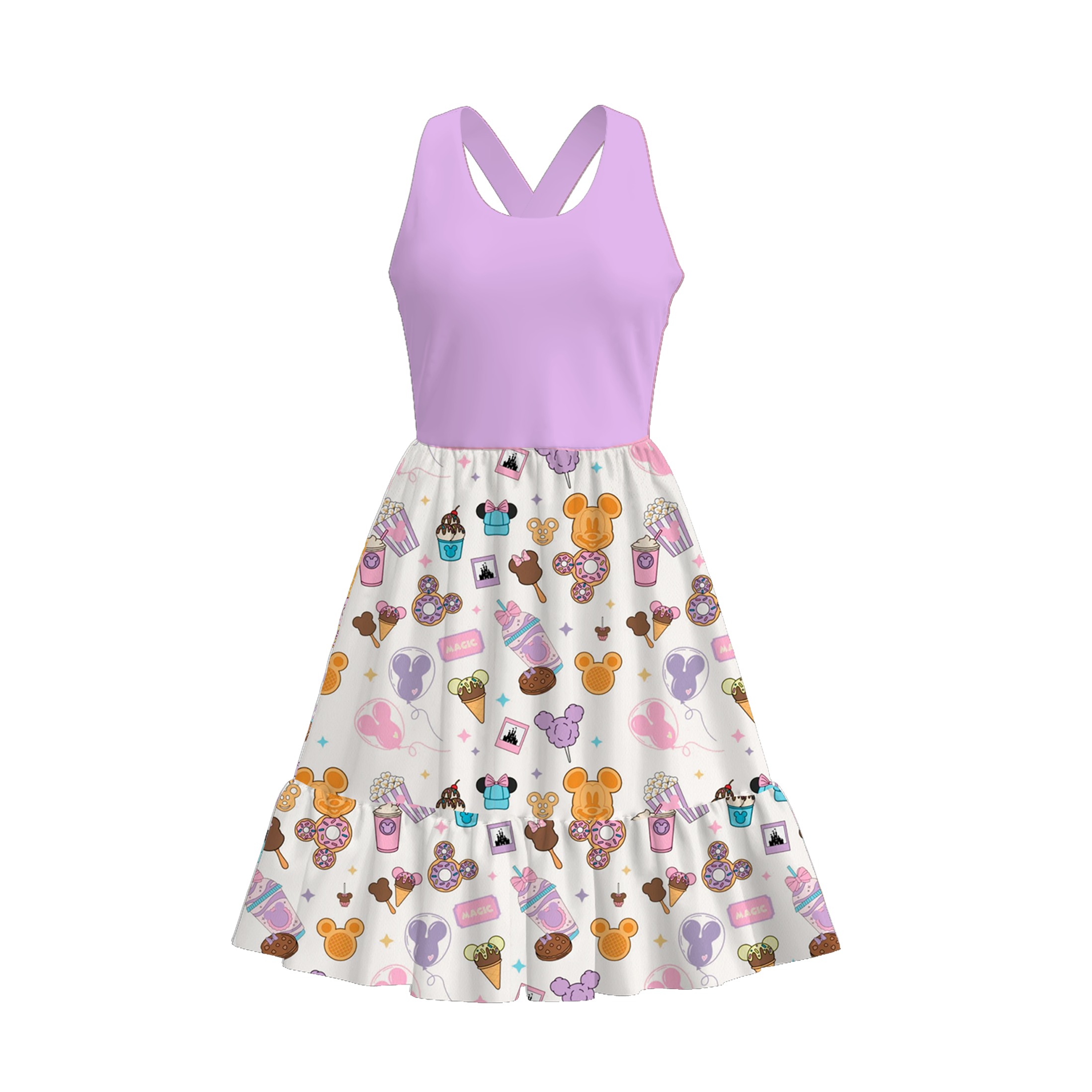 (Pre Order)Adults Spring and Summer Print Dress