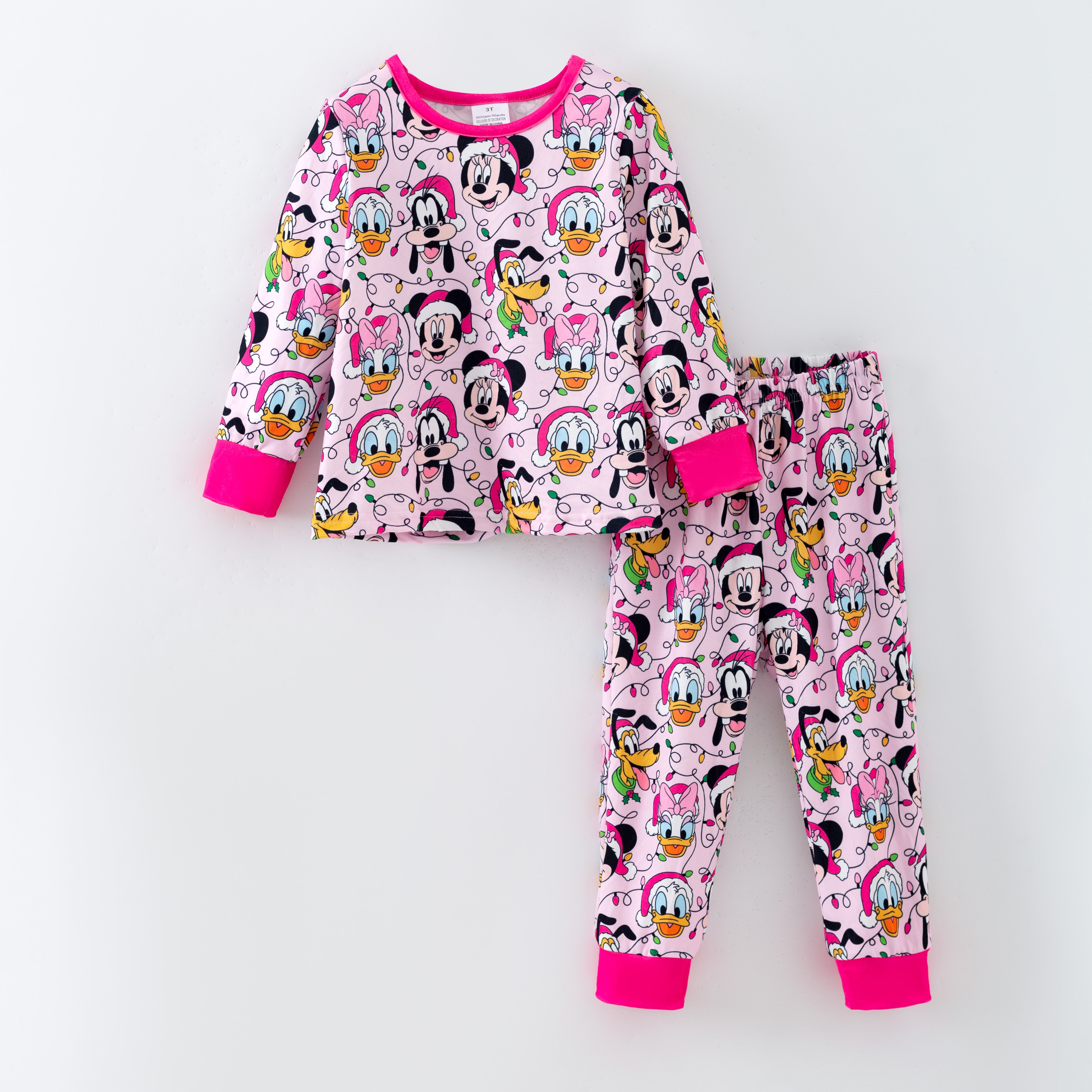 (Pre Order,Prepack Zone)Sisters Christmas Cartoon Print Pajamas(Mix Size)