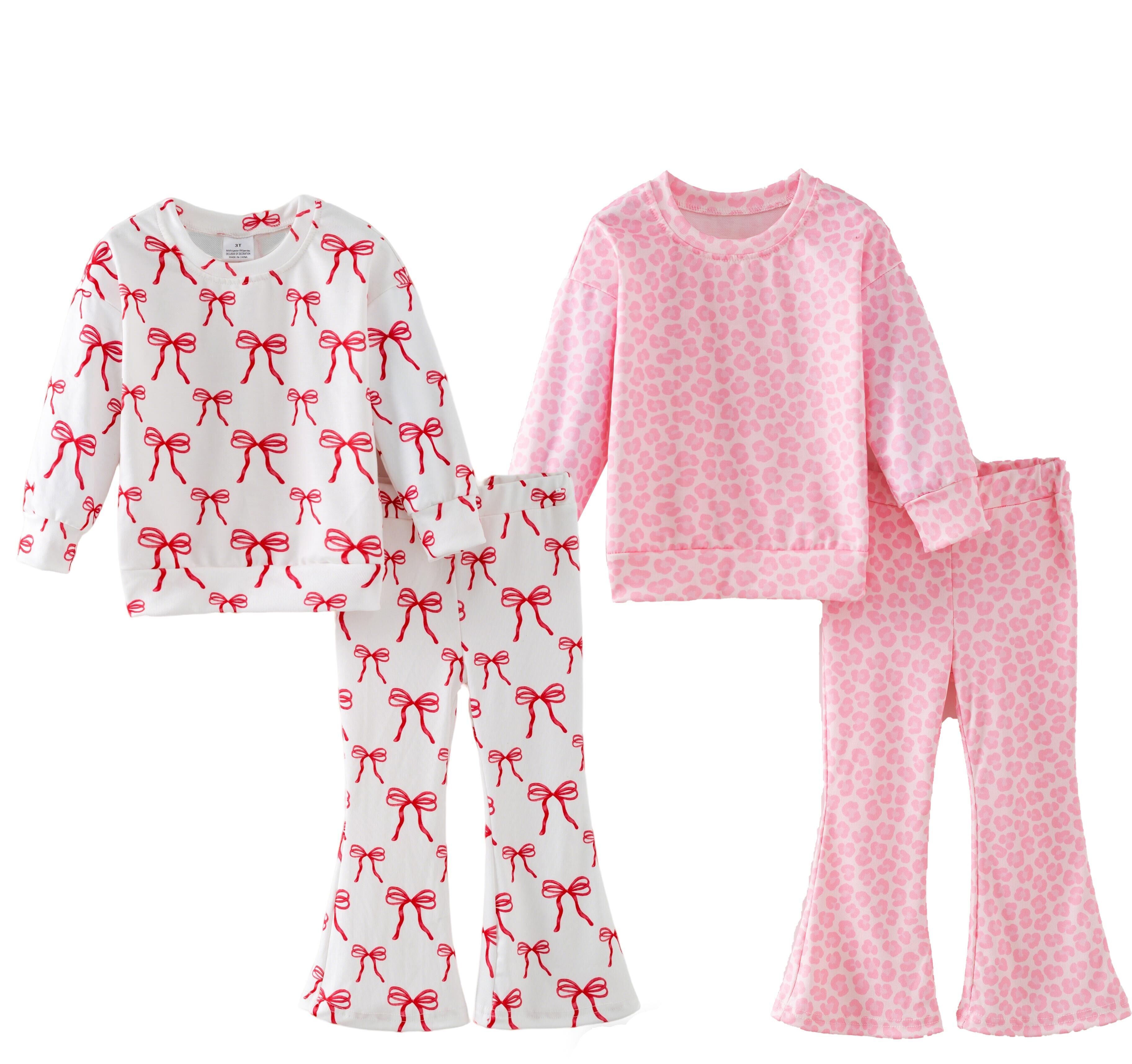 (Pre Order,Prepack Zone)Girls Spring Bow&Leopard Print Dress(Mix Size)