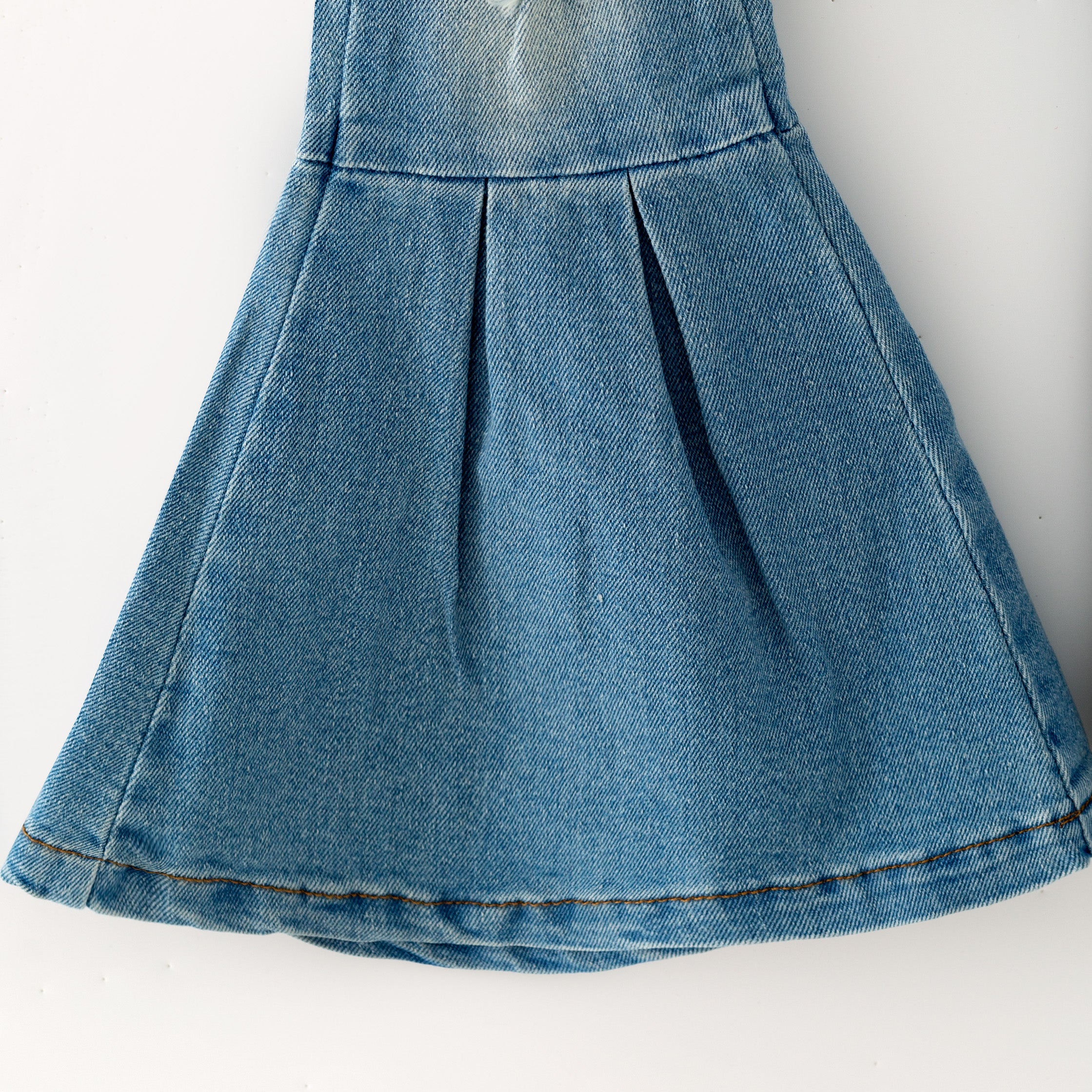(In Stock)Girls Fall Blue Flared Ripped Jeans