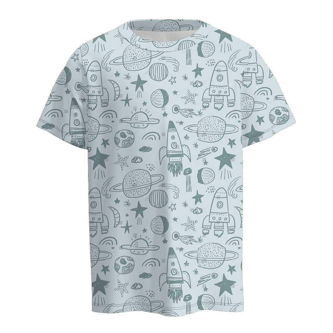 (Pre Order)Boy's Space-themed Top