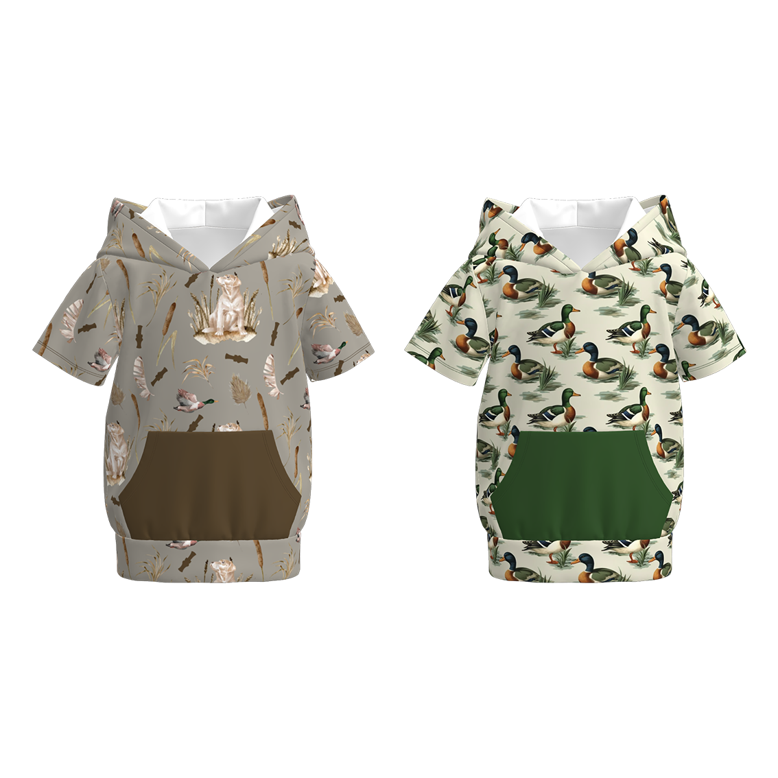 (Pre Order)Boys Spring and Summer Wild Duck Print Hoodie