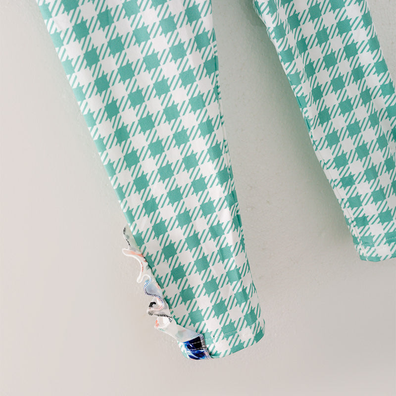 (In Stock G26-05-01)Girls Orange Floral Print Outfit Set