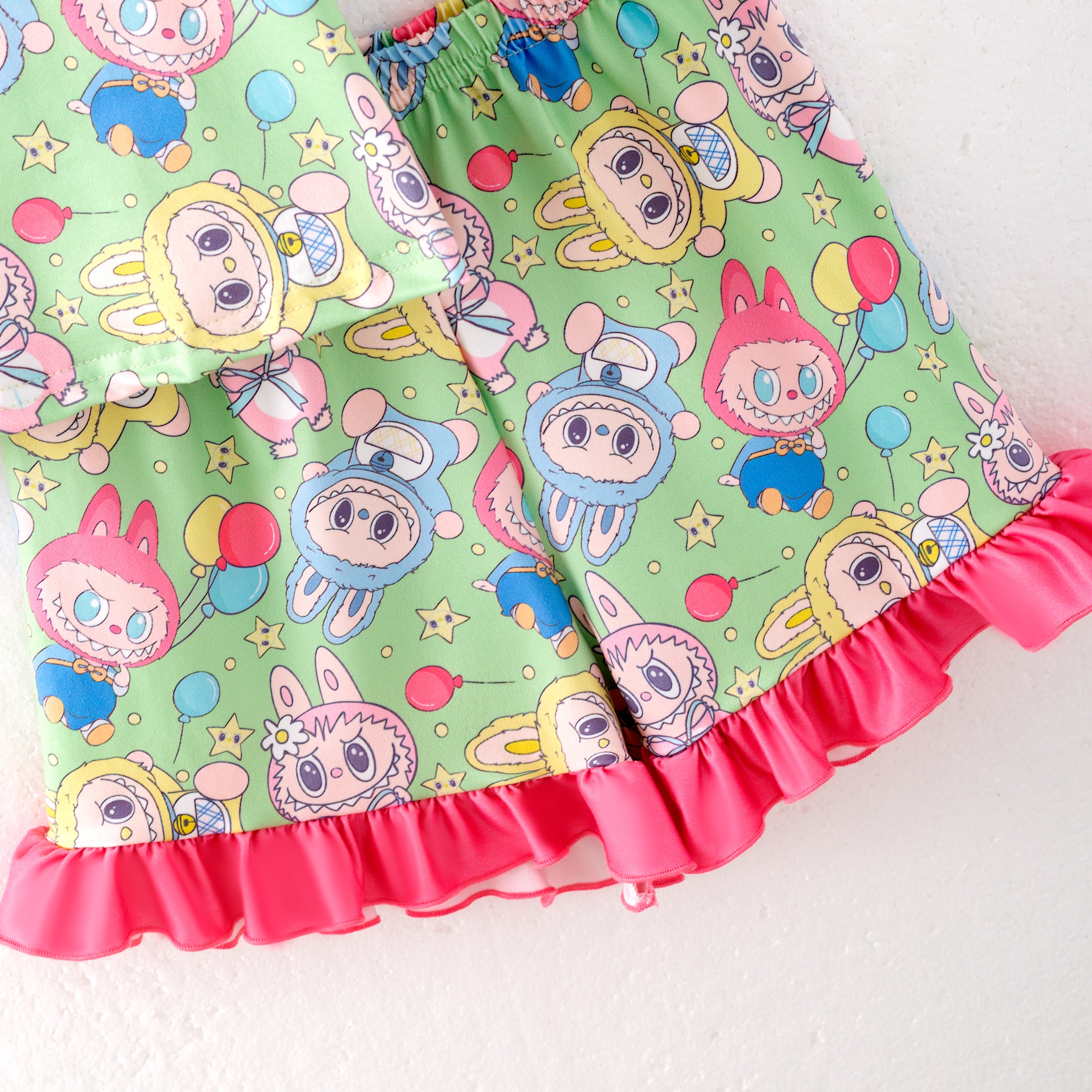 (Pre Order)Family Spring&Summer Print Dress,Set,Pajamas&Romper