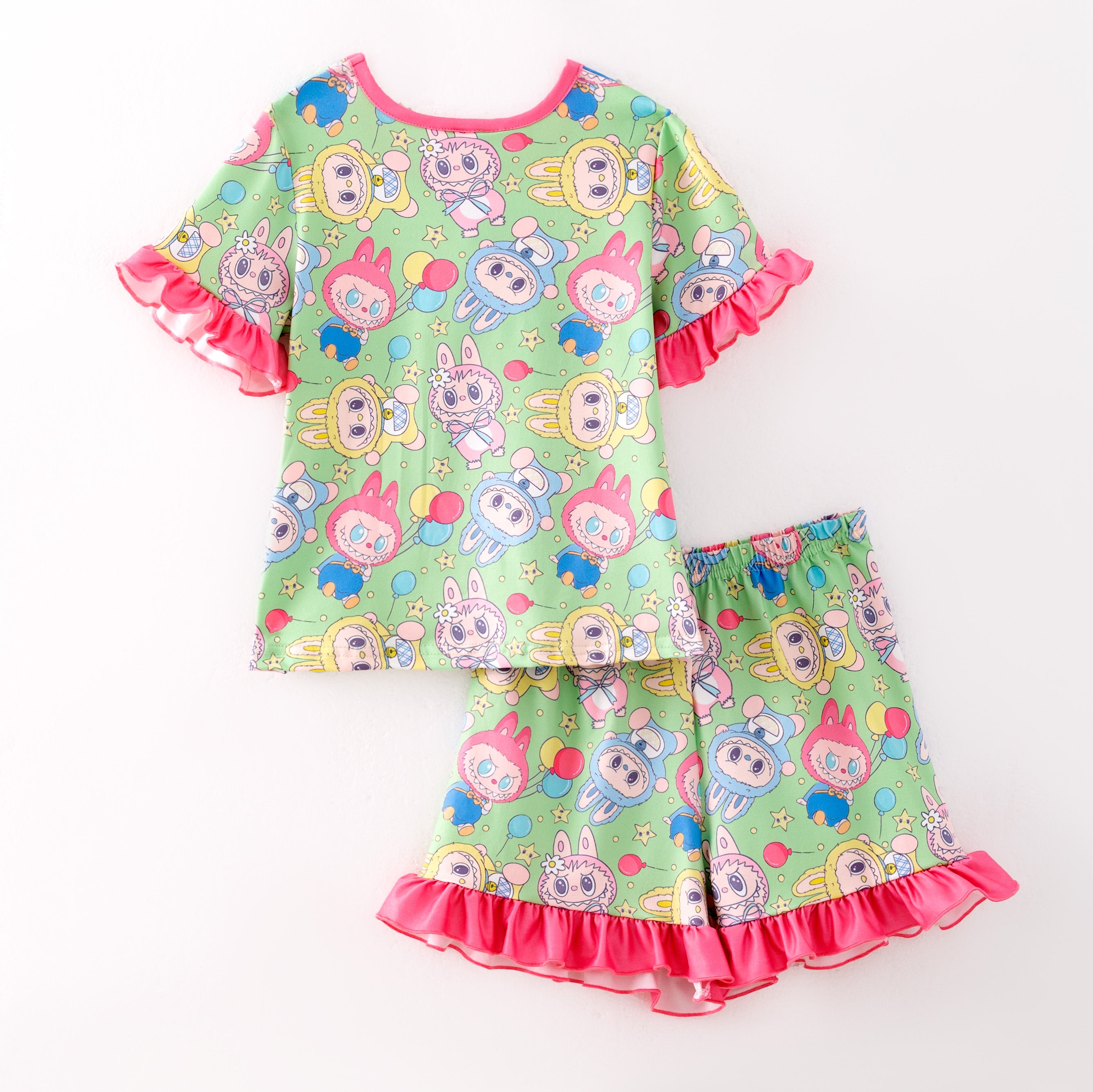 (Pre Order)Family Spring&Summer Print Dress,Set,Pajamas&Romper