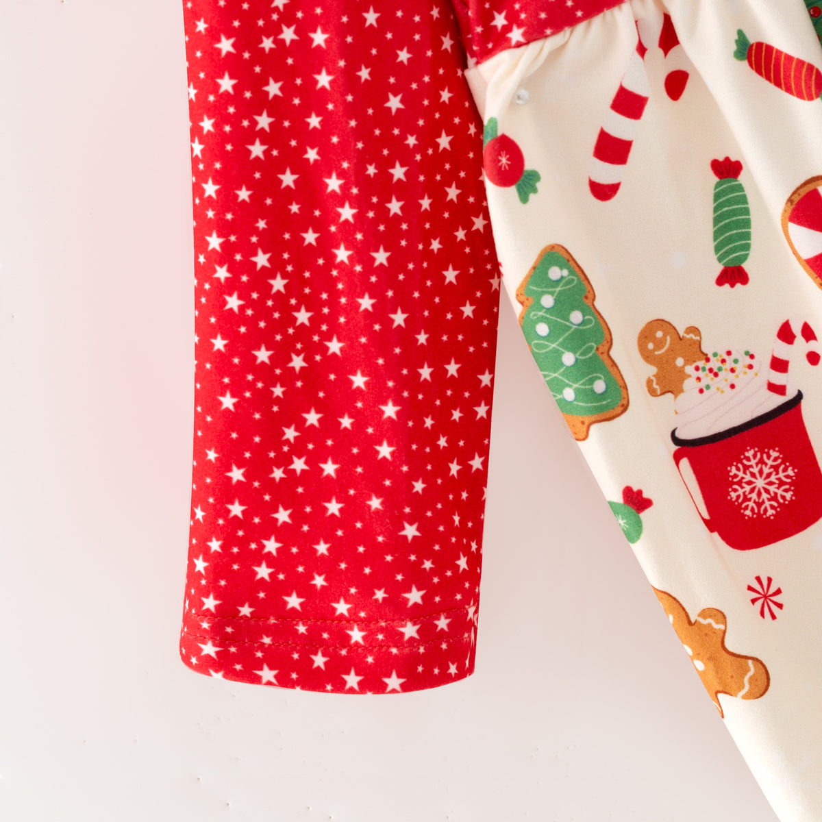 (In Stock)Toddler Girls Christmas Print Romper