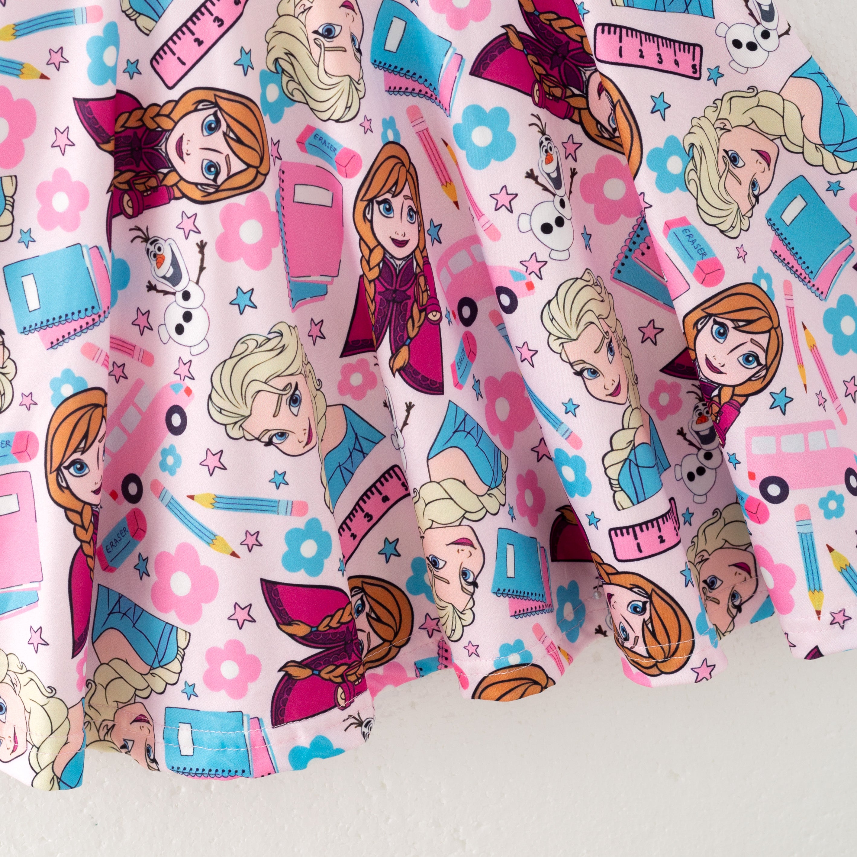 (Pre Order)Girls Summer Back To School Print Dress