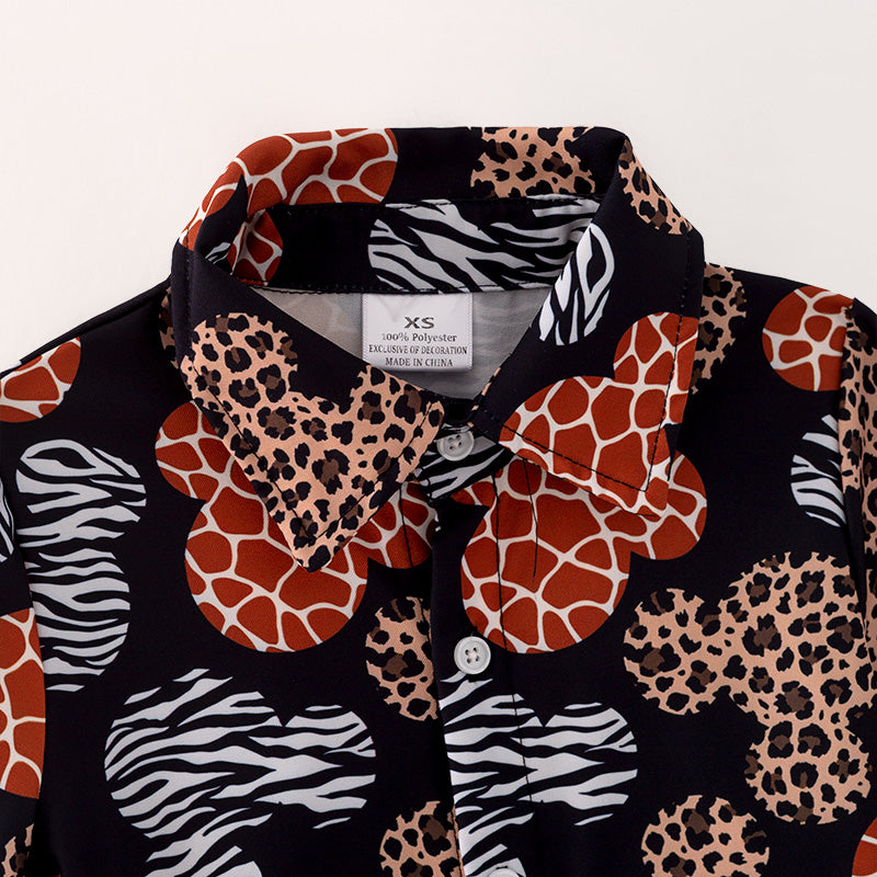 (In Stock)Boys Spring and Summer Cartoon Print Shirt