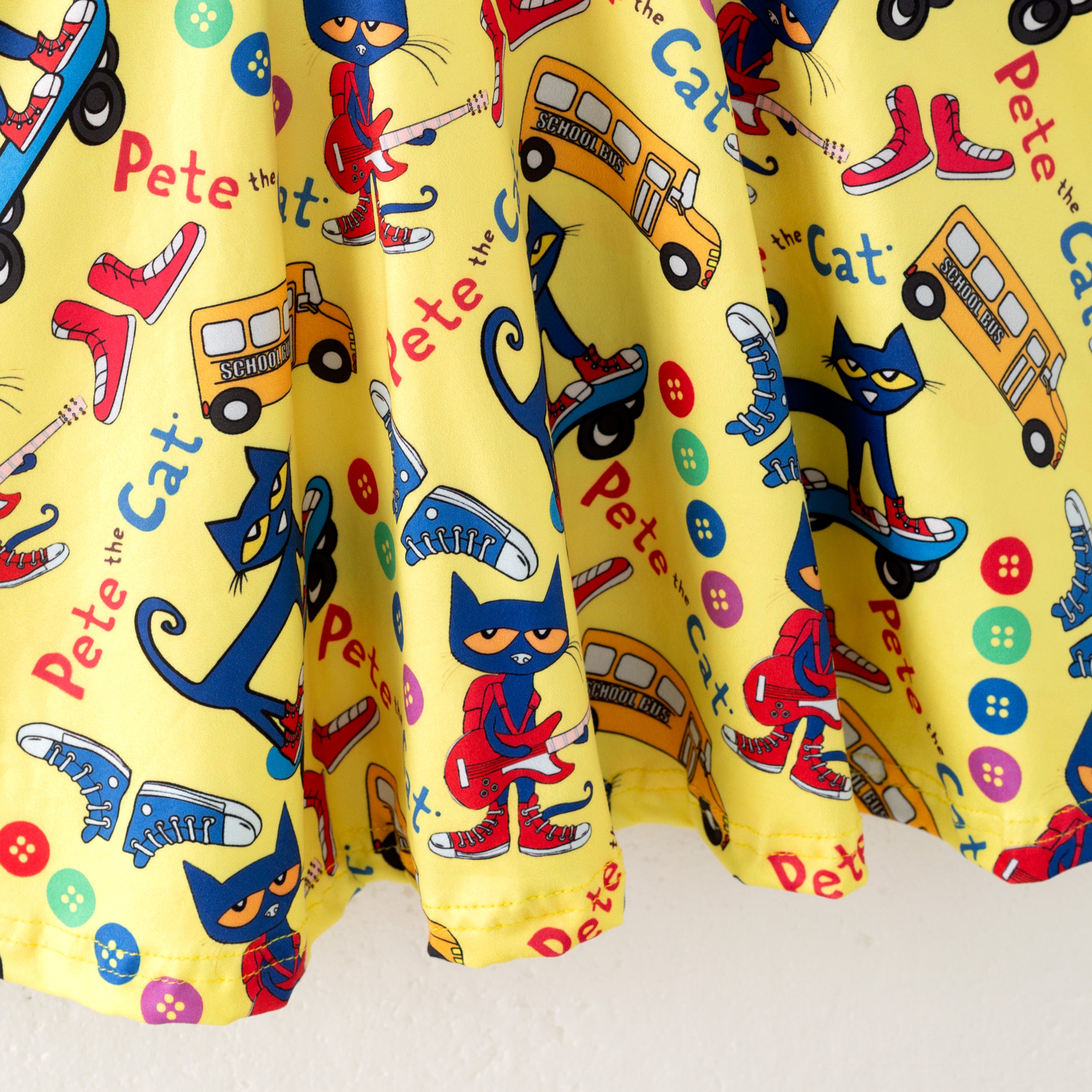 (Pre Order)Girls Fall Cartoon Print Dress