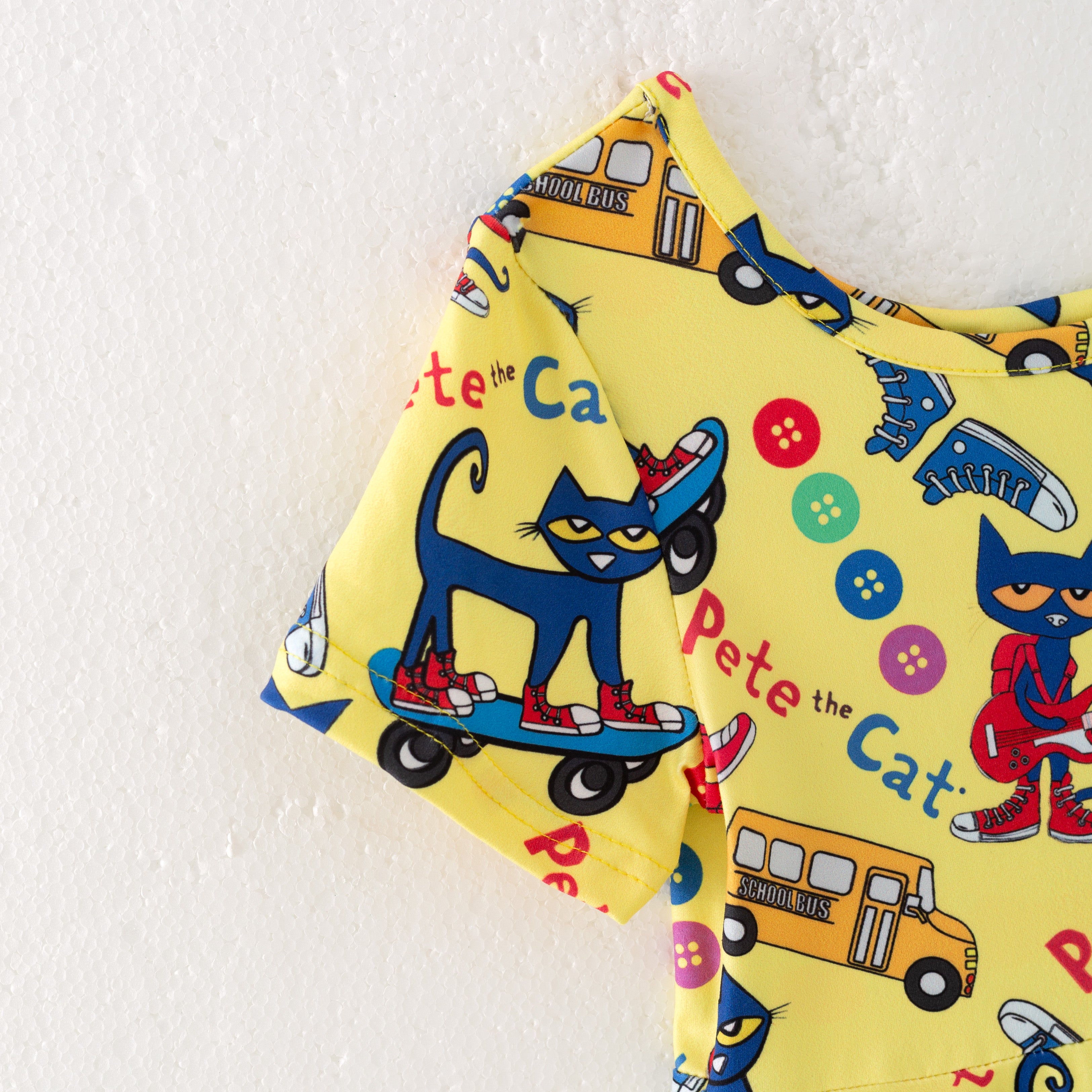 (Pre Order)Girls Fall Cartoon Print Dress
