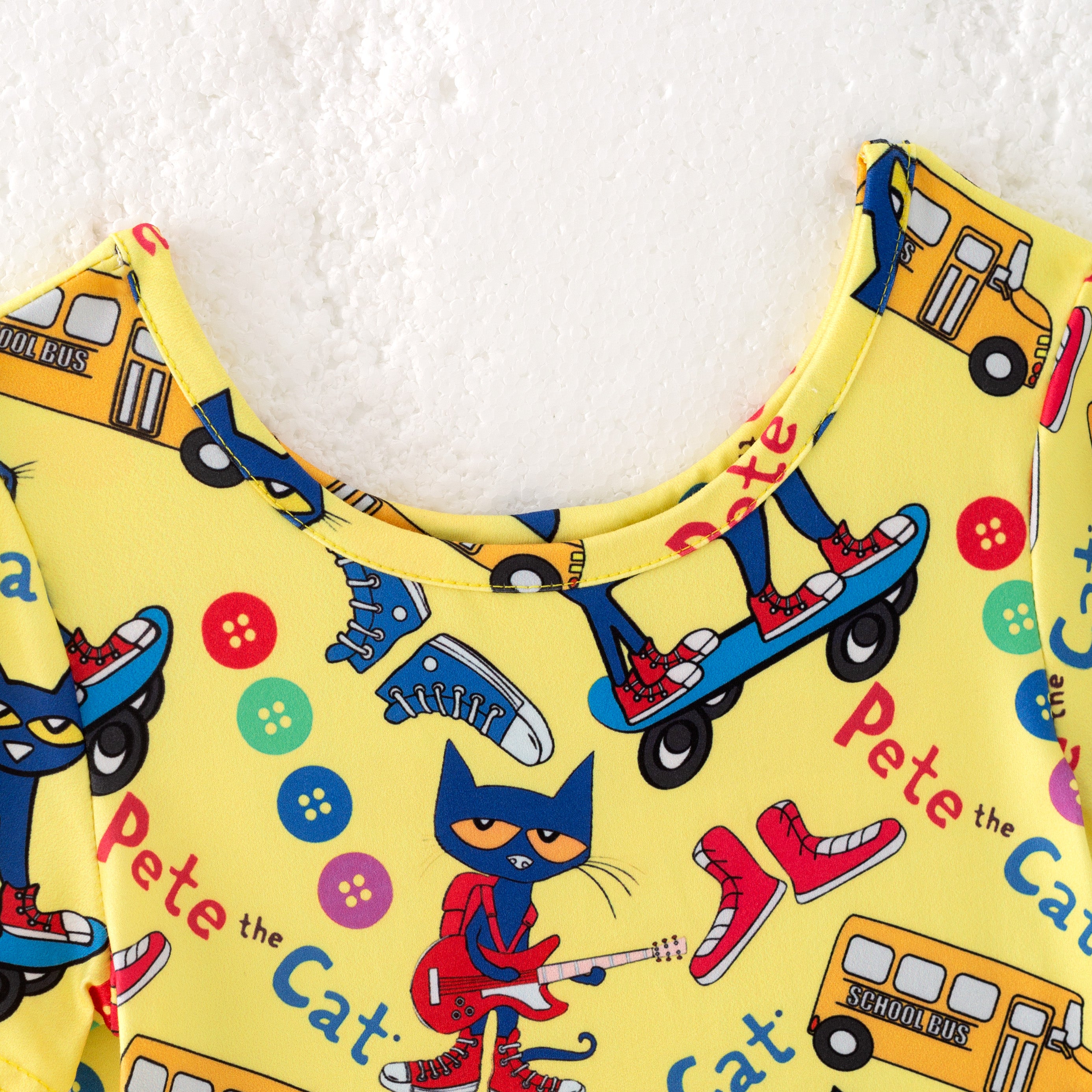 (Pre Order)Girls Fall Cartoon Print Dress