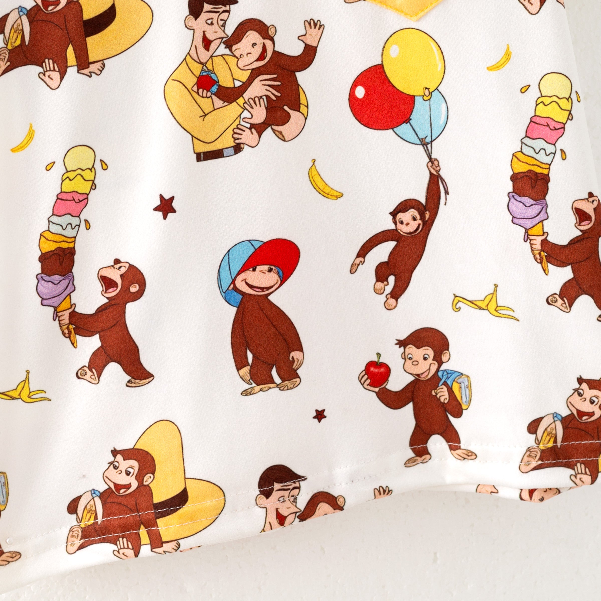 (Pre Order)Boys Spring and Summer Cartoon Print Top&Romper
