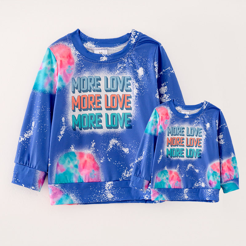 (In Stock)Mommy and Me MORE LOVE Print Top