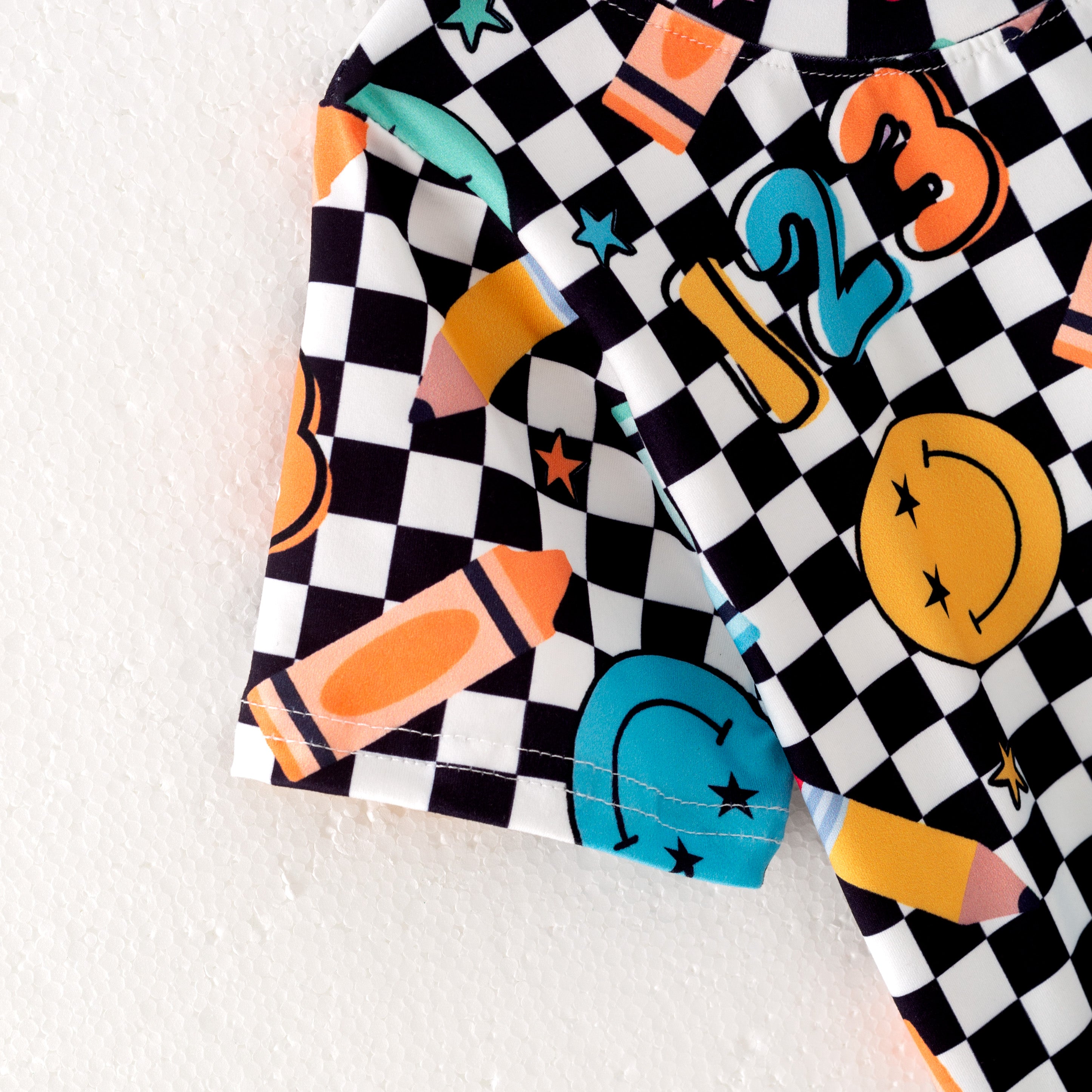 (Pre Order)Boys Summer Back To School Print Top