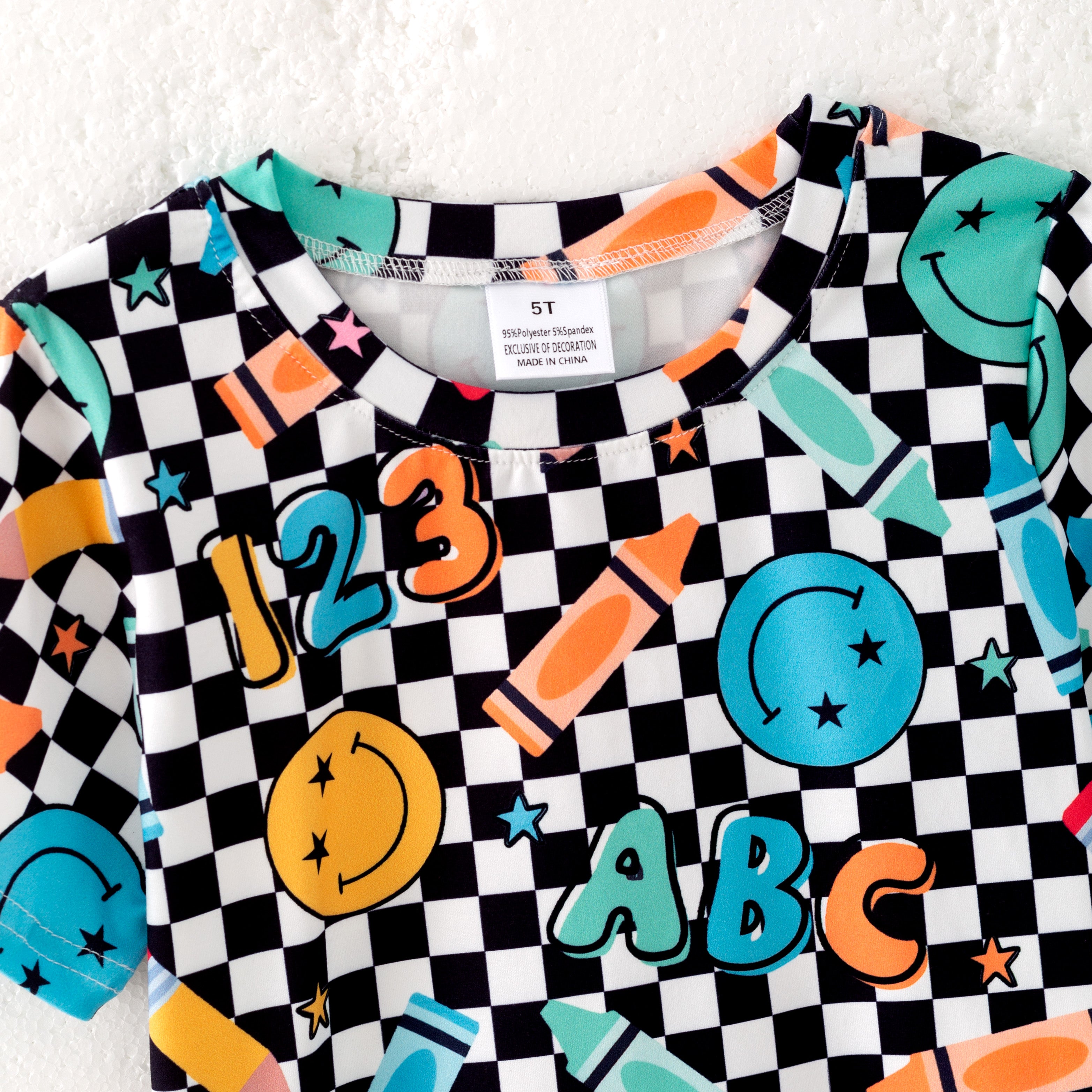 (Pre Order)Boys Summer Back To School Print Top