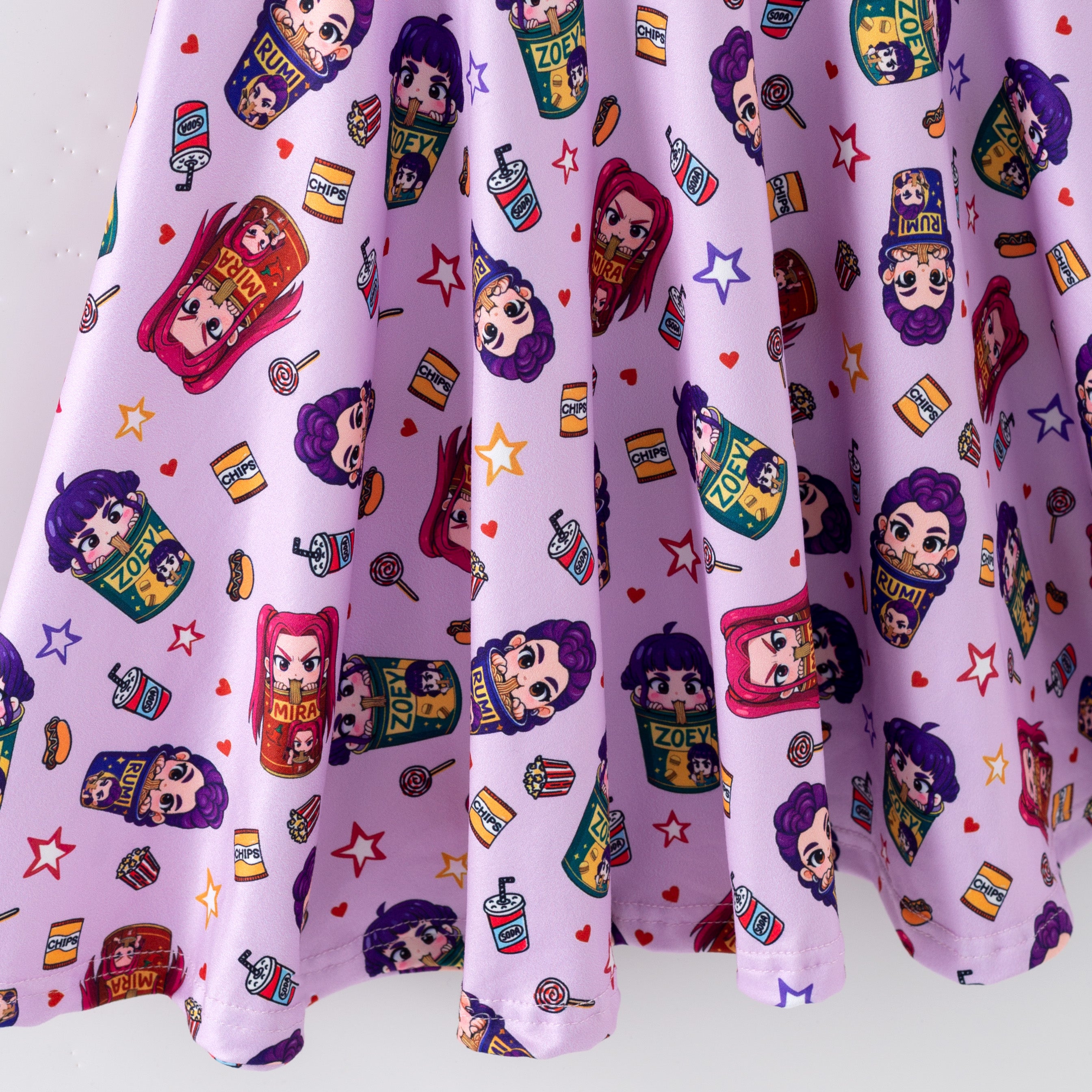 (Pre Order,Prepack Zone)Girls Movie Character Print Dress(Mix Size)