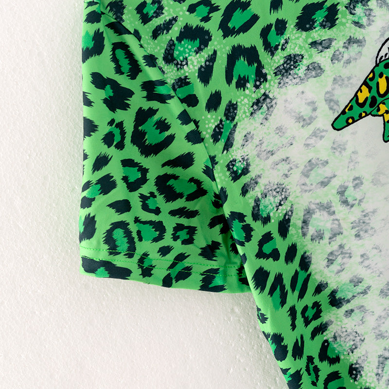 (In Stock)Adults St.Patrick's Day Shamrock Print Top