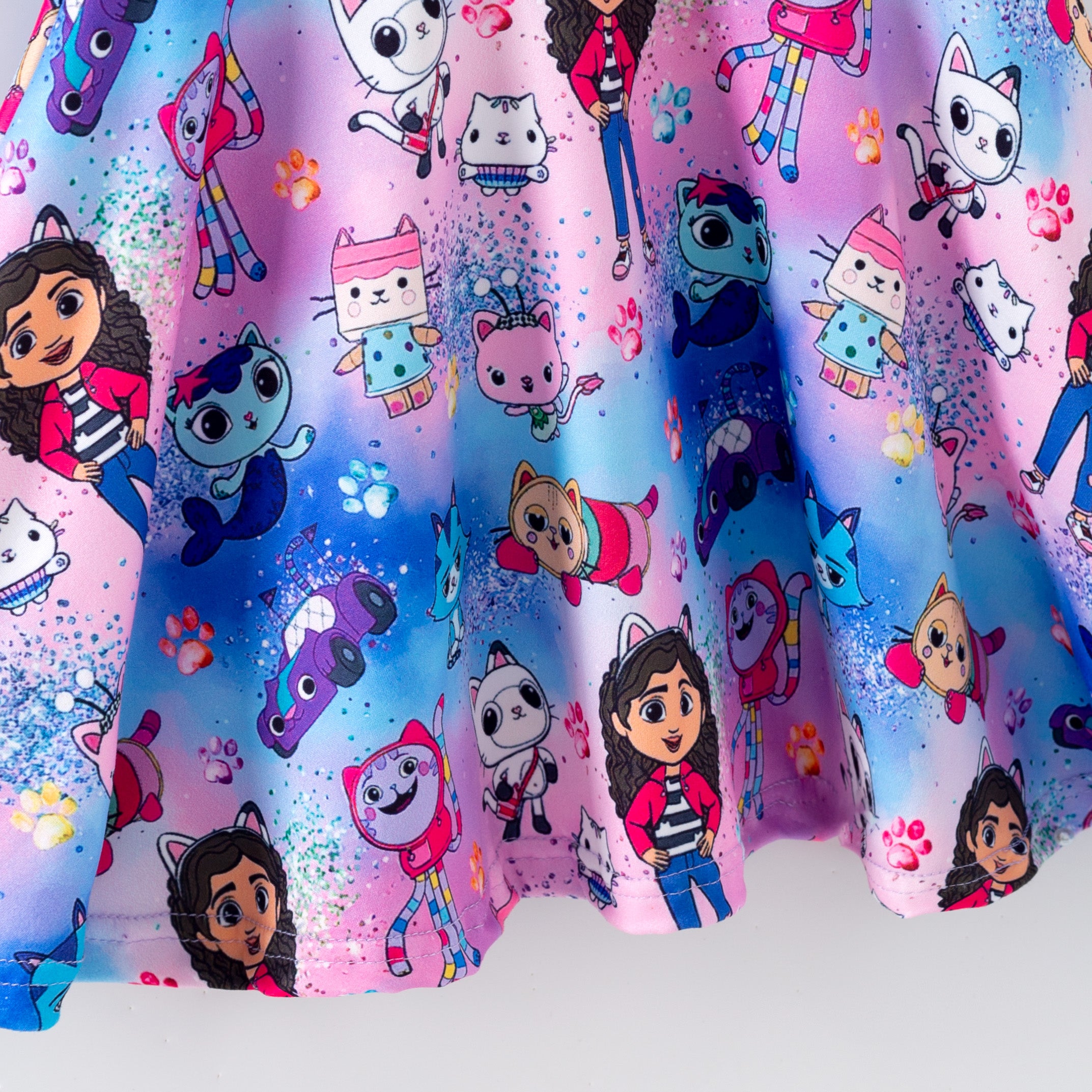 (Pre Order,Prepack Zone)Girls Spring&Summer Cartoon Print Dress(Mix Size)