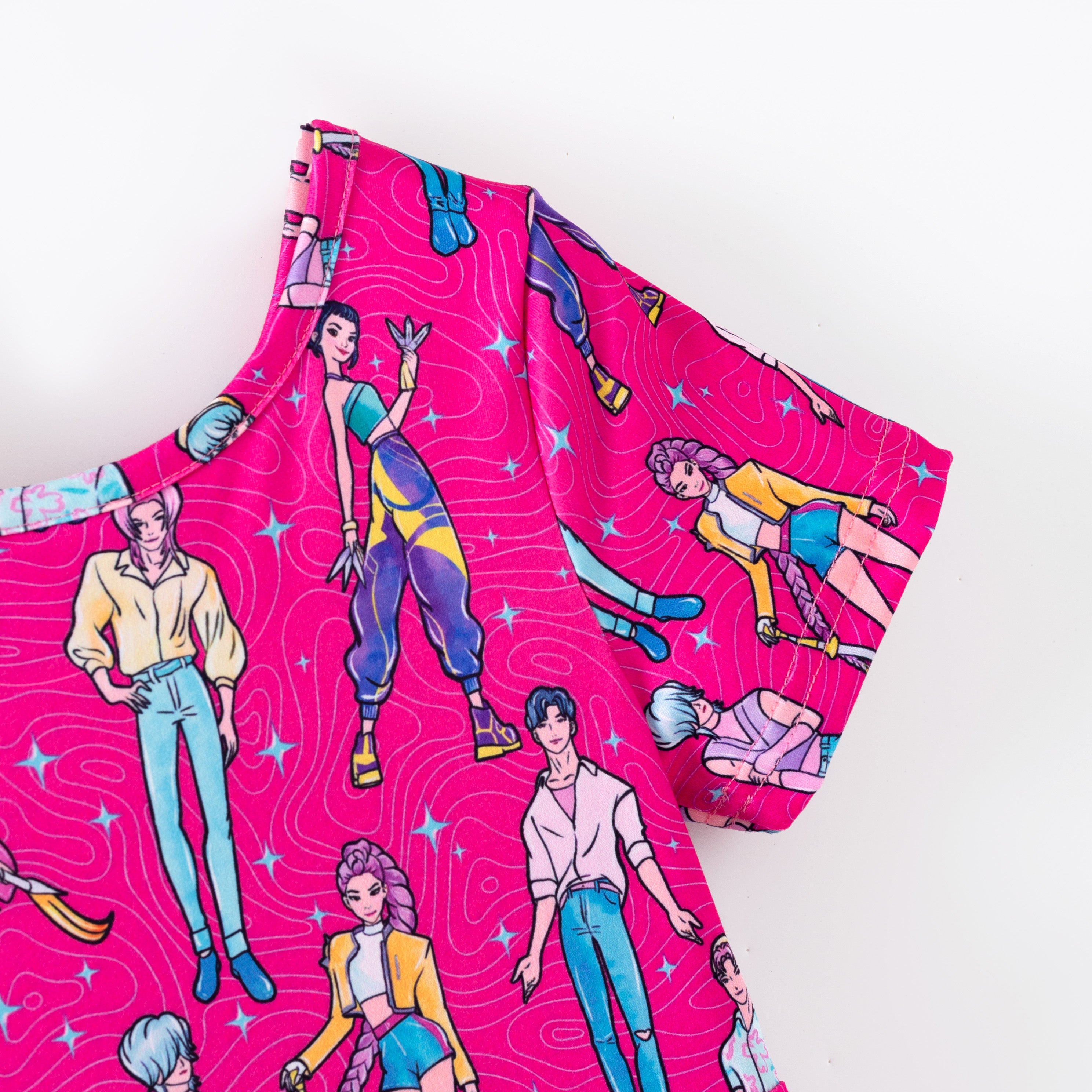 (Pre Order,Prepack Zone)Girls Movie Character Print Dress(Mix Size)