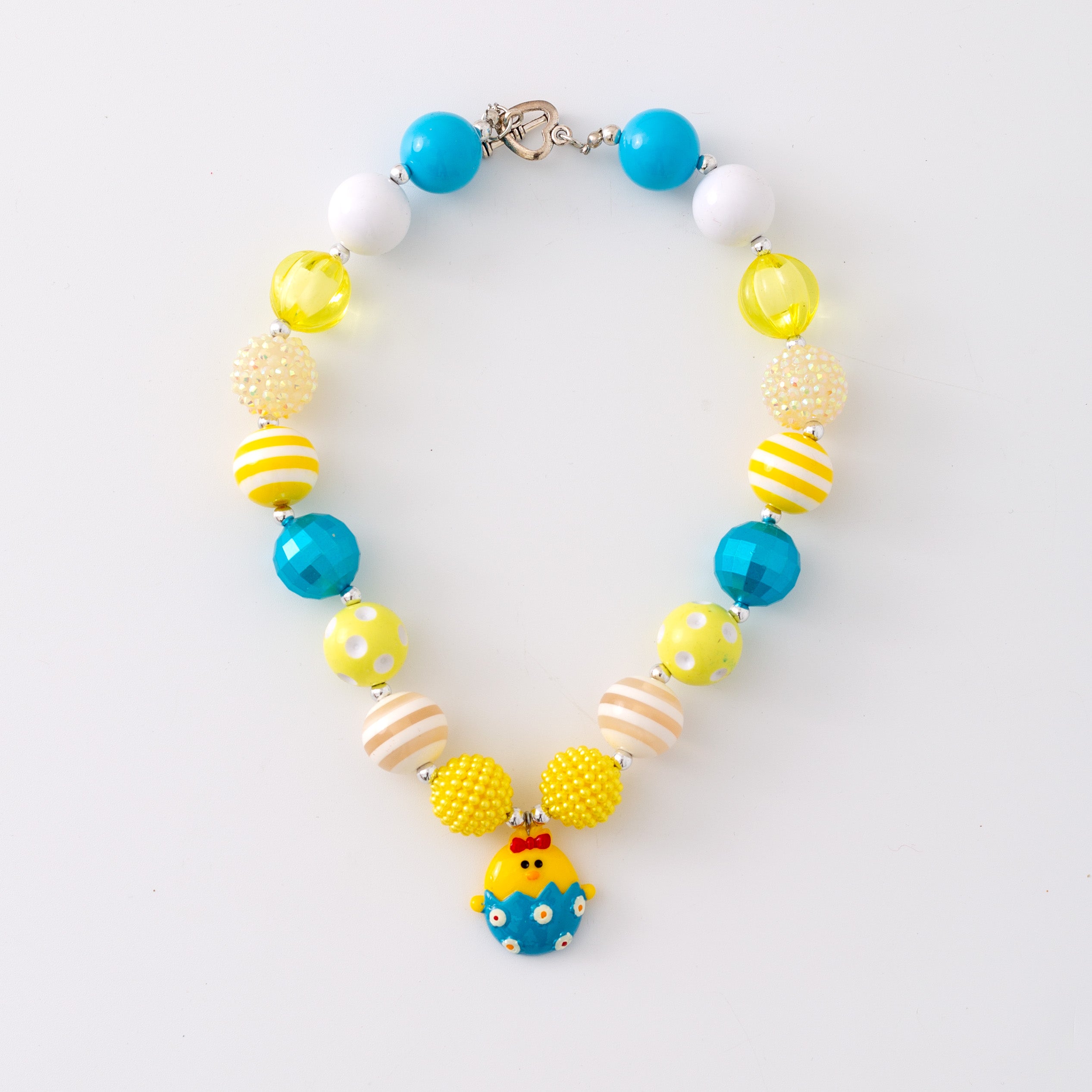 (In Stock G11 G12)Girls Rhinestone Beaded Necklace