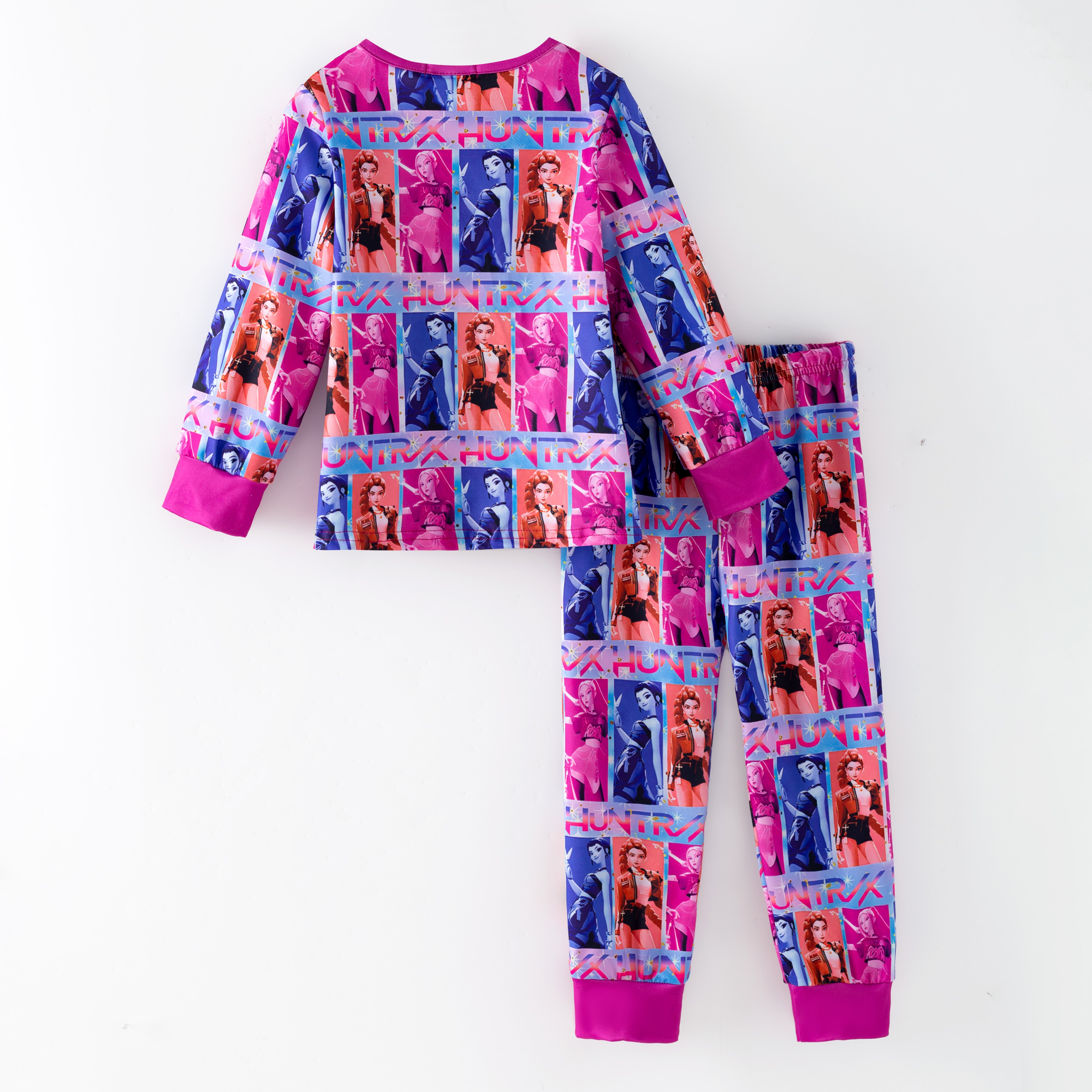 (Pre Order,Prepack Zone)Girls Movie Character Print Pajamas(Mix Size)