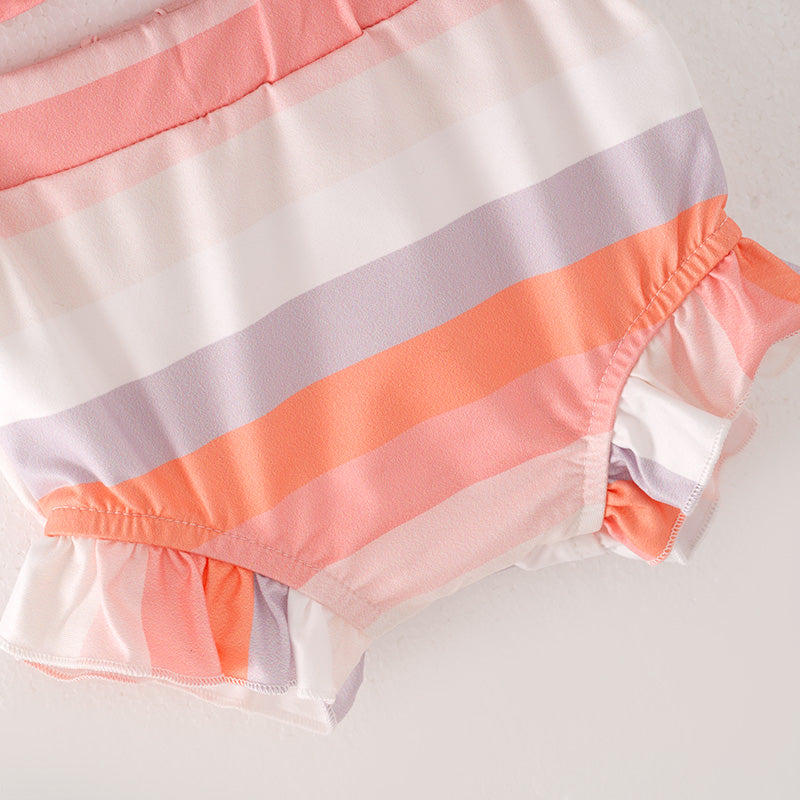 (In Stock L28-01-01)Baby Girls Halloween Print Romper