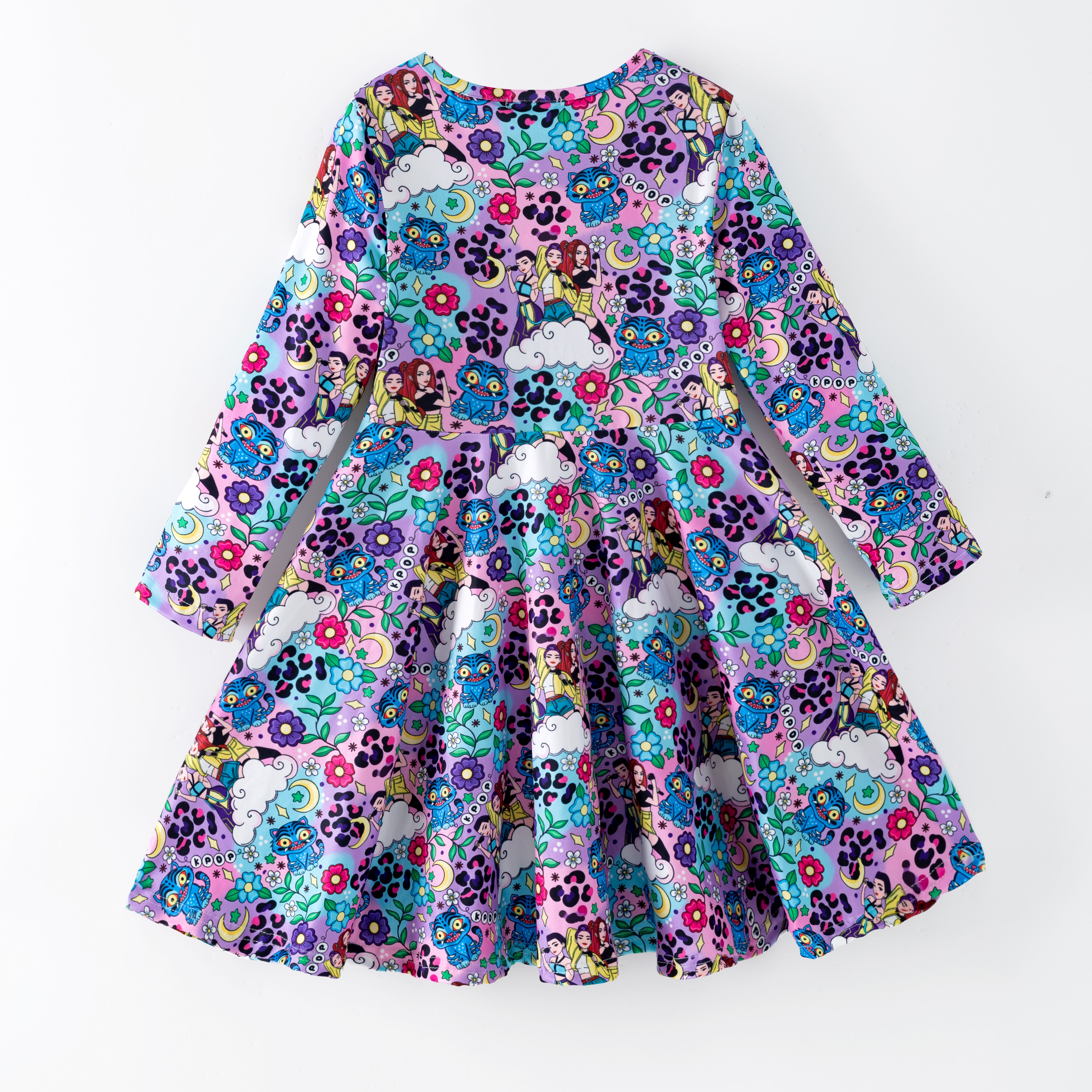 (Pre Order,Prepack Zone)Girls Movie Character Print Dress(Mix Size)