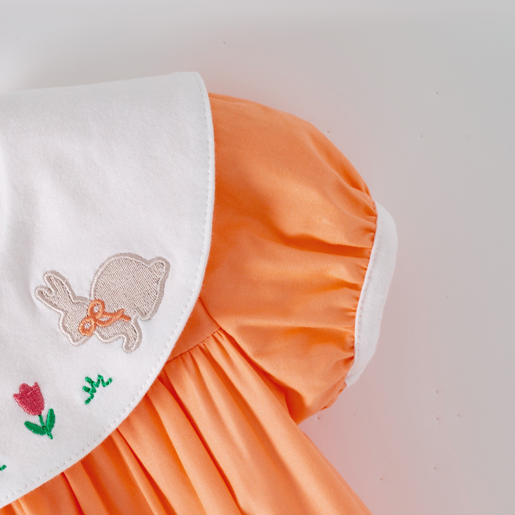 (In Stock)Siblings Easter Bunny Embroidery Dress,Set&Romper