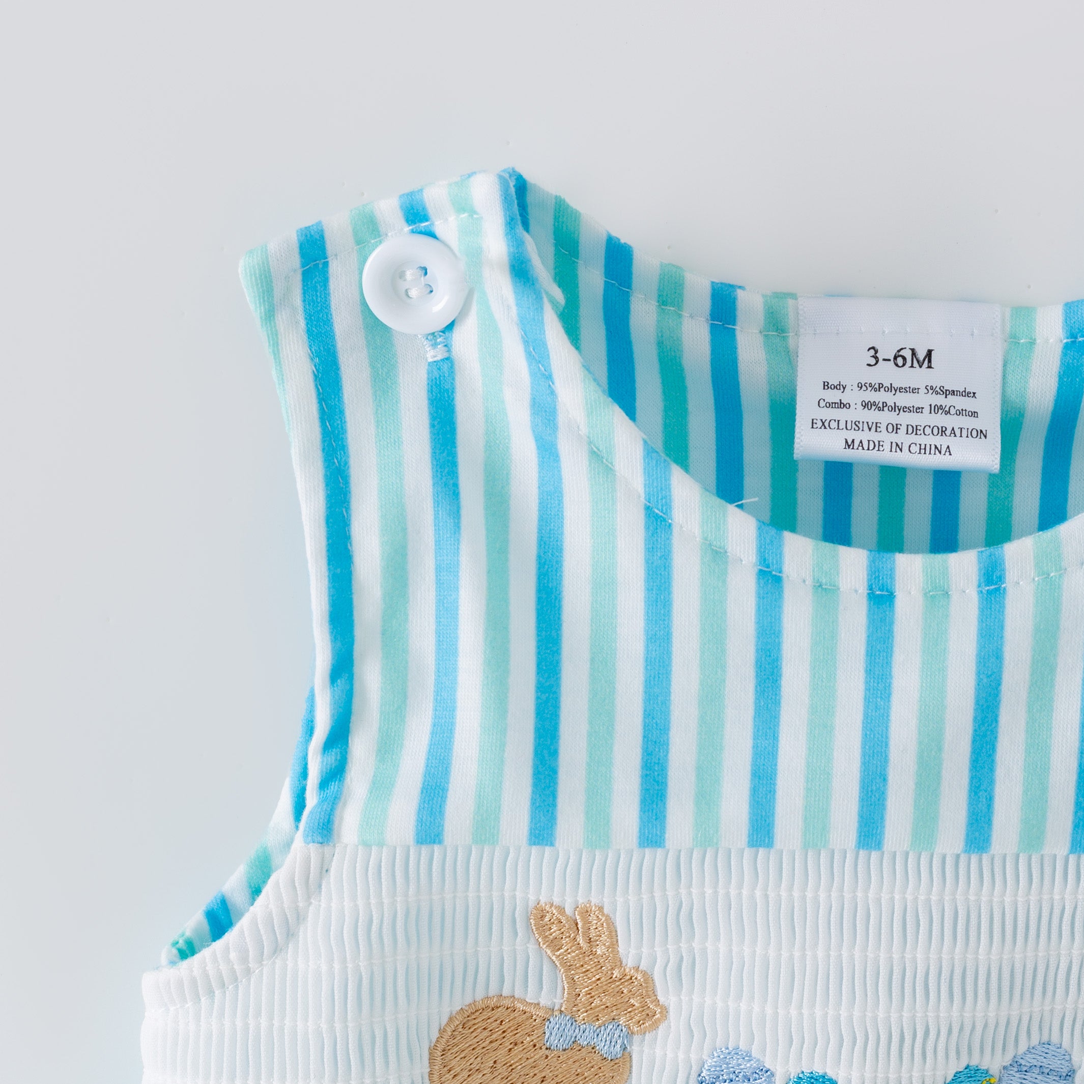 (In Stock)Siblings Easter Bunny Embroidery Dress,Set&Romper