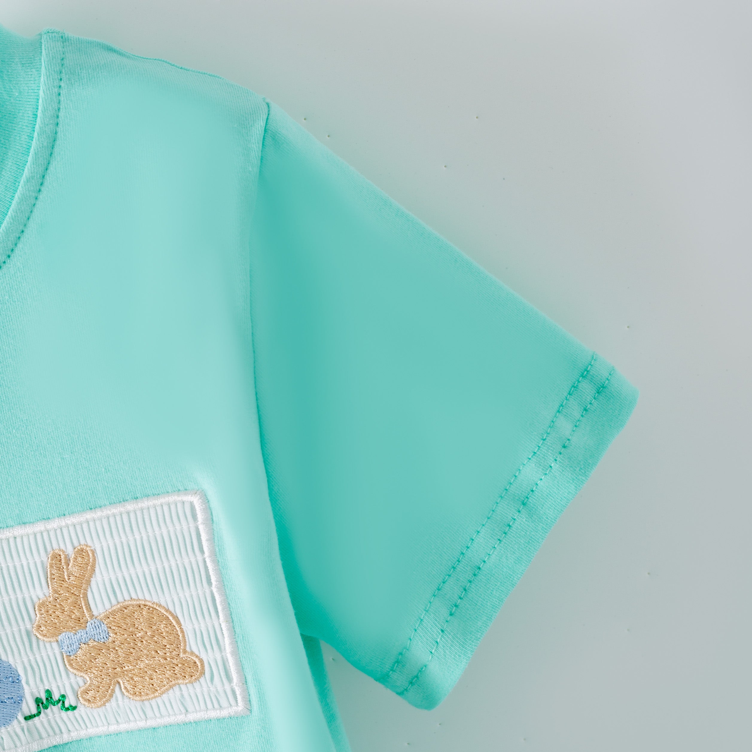 (In Stock)Siblings Easter Bunny Embroidery Dress,Set&Romper