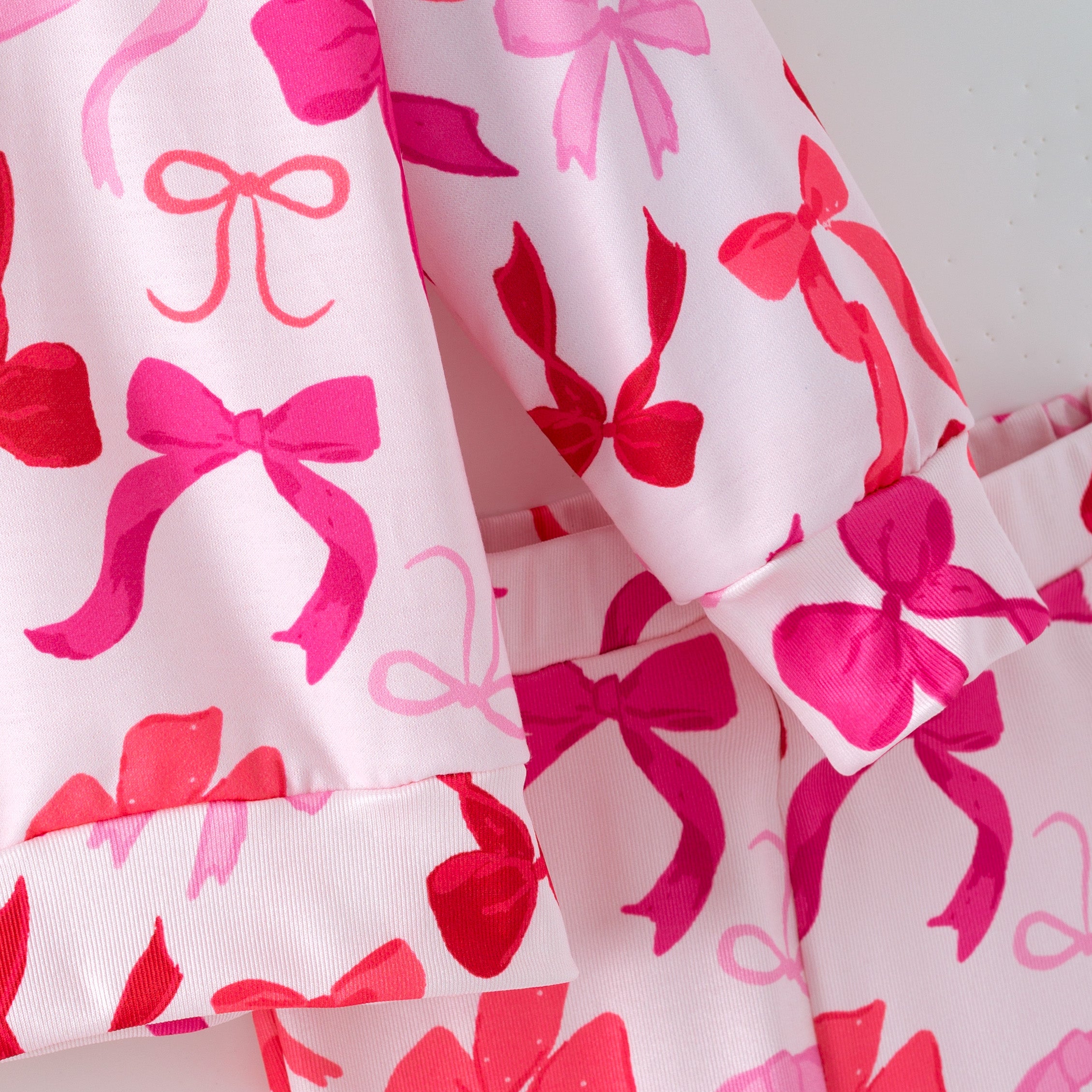 (Pre Order,Prepack Zone)Girls Valentine's Day Cartoon Print Set(Mix Size)