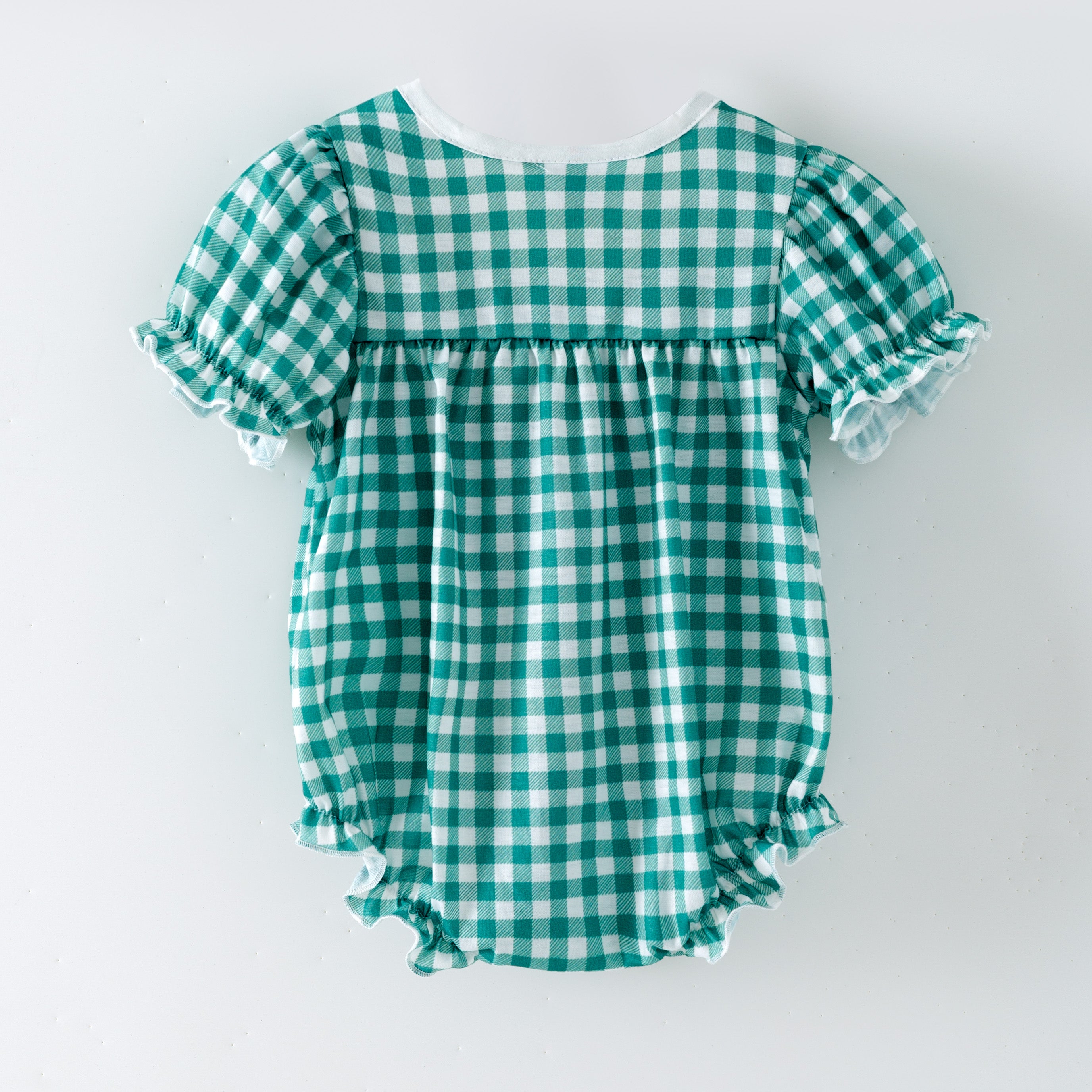 (Pre Order,Prepack Zone)Toddler Girls Duck Embroidery Romper