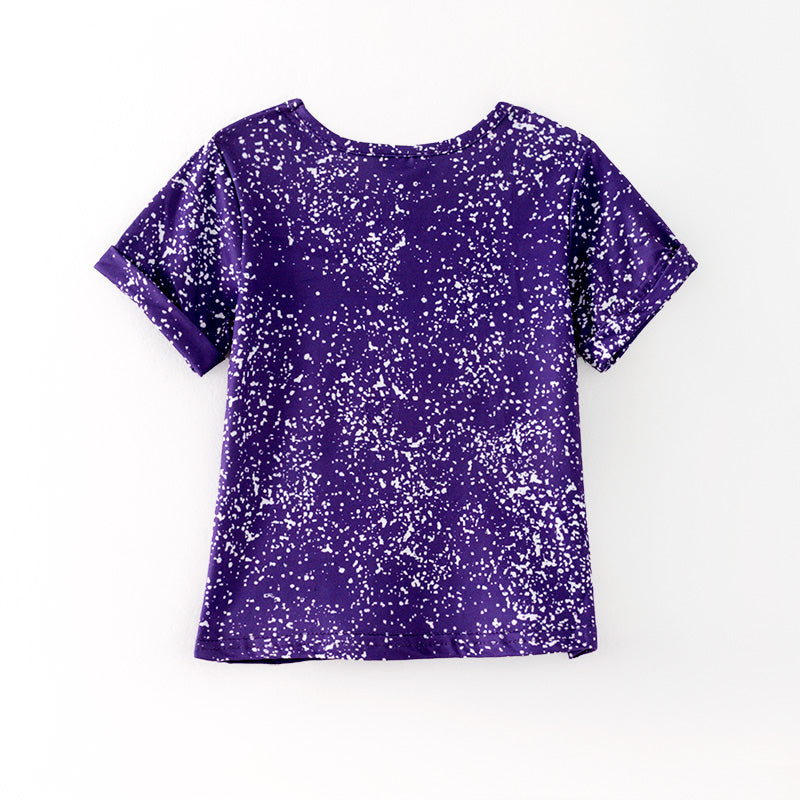 (In Stock)Girls Spring and Summer Celebrity Print Top