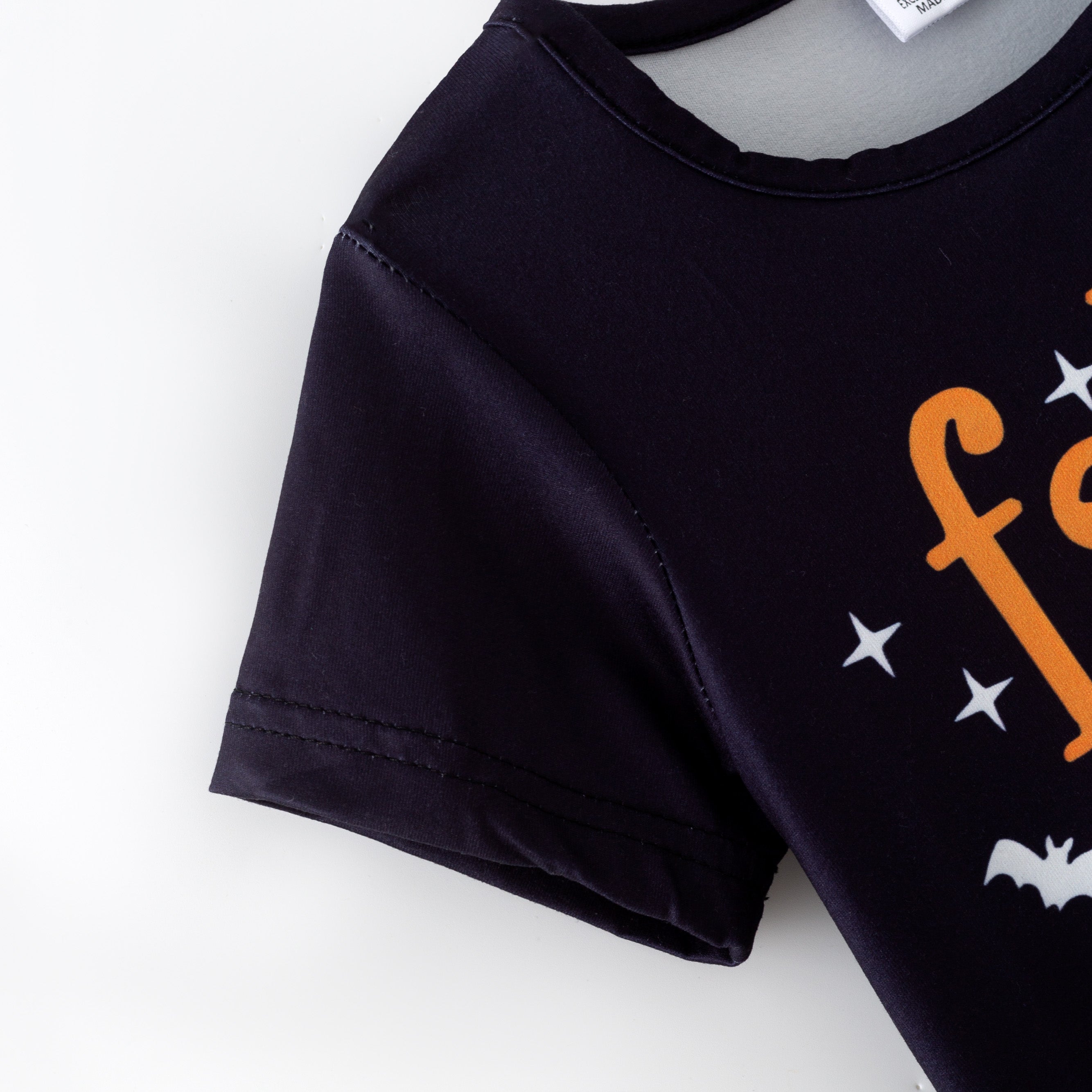 (In Stock)Girls Halloween BOO Print Outfit Set